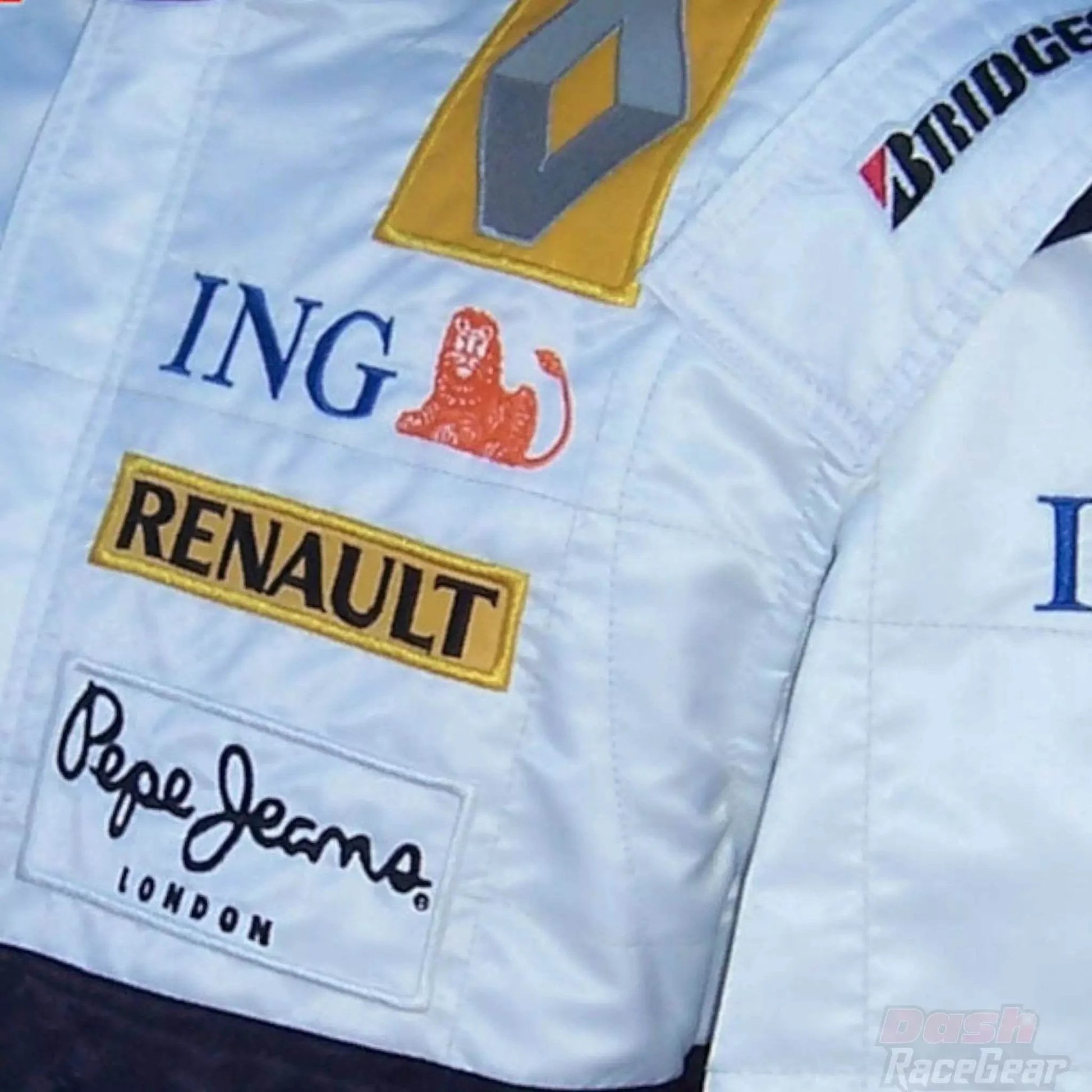 2008 Fernando Alonso Renault F1 Embroidered Racing Suit - Dash Racegear
