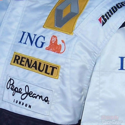 2008 Fernando Alonso Renault F1 Embroidered Racing Suit - Dash Racegear