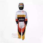 2008 Fernando Alonso Renault F1 Embroidered Racing Suit