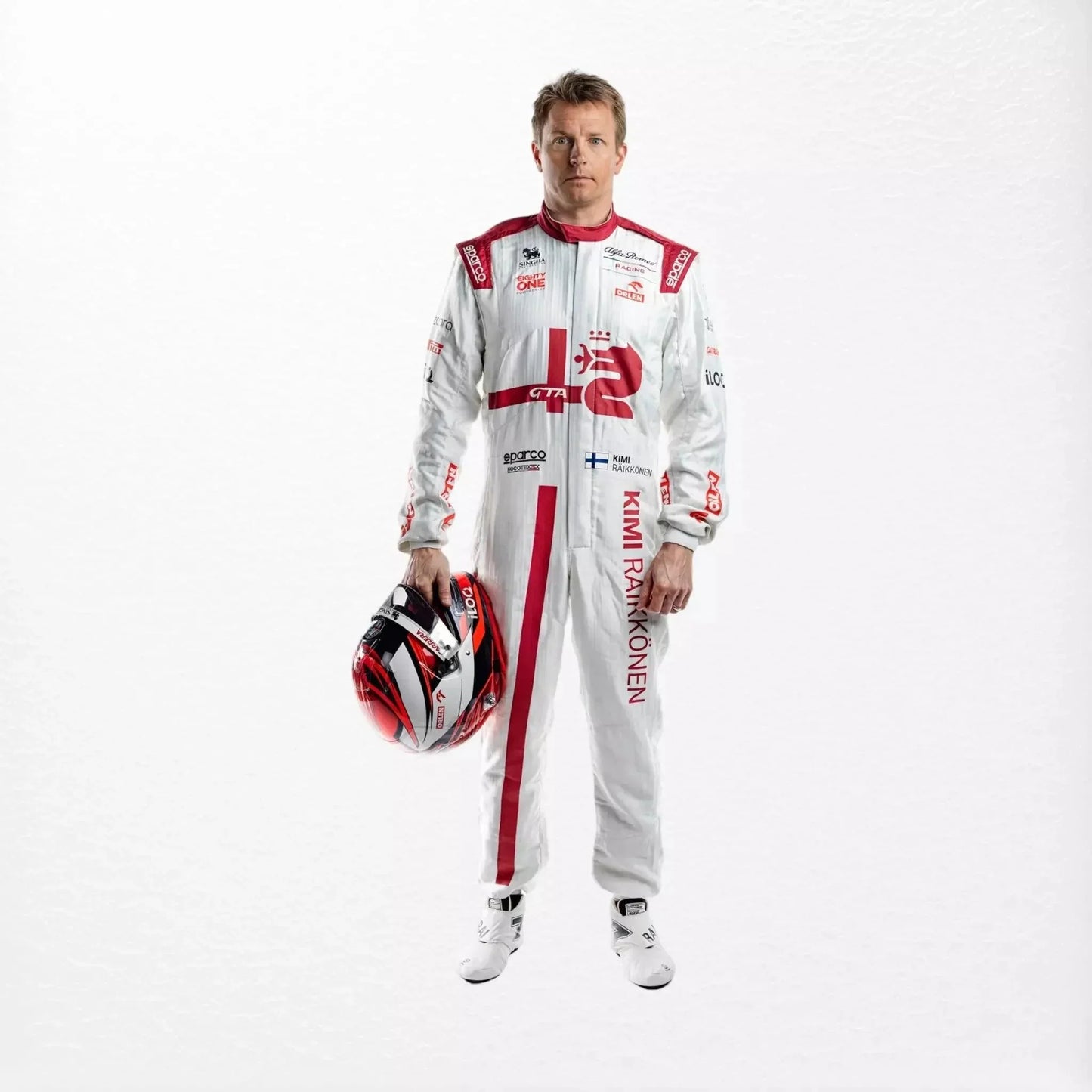 Kimi Raikkonen Race Alfa Romeo F1 Boots 2021 - Dash Racegear