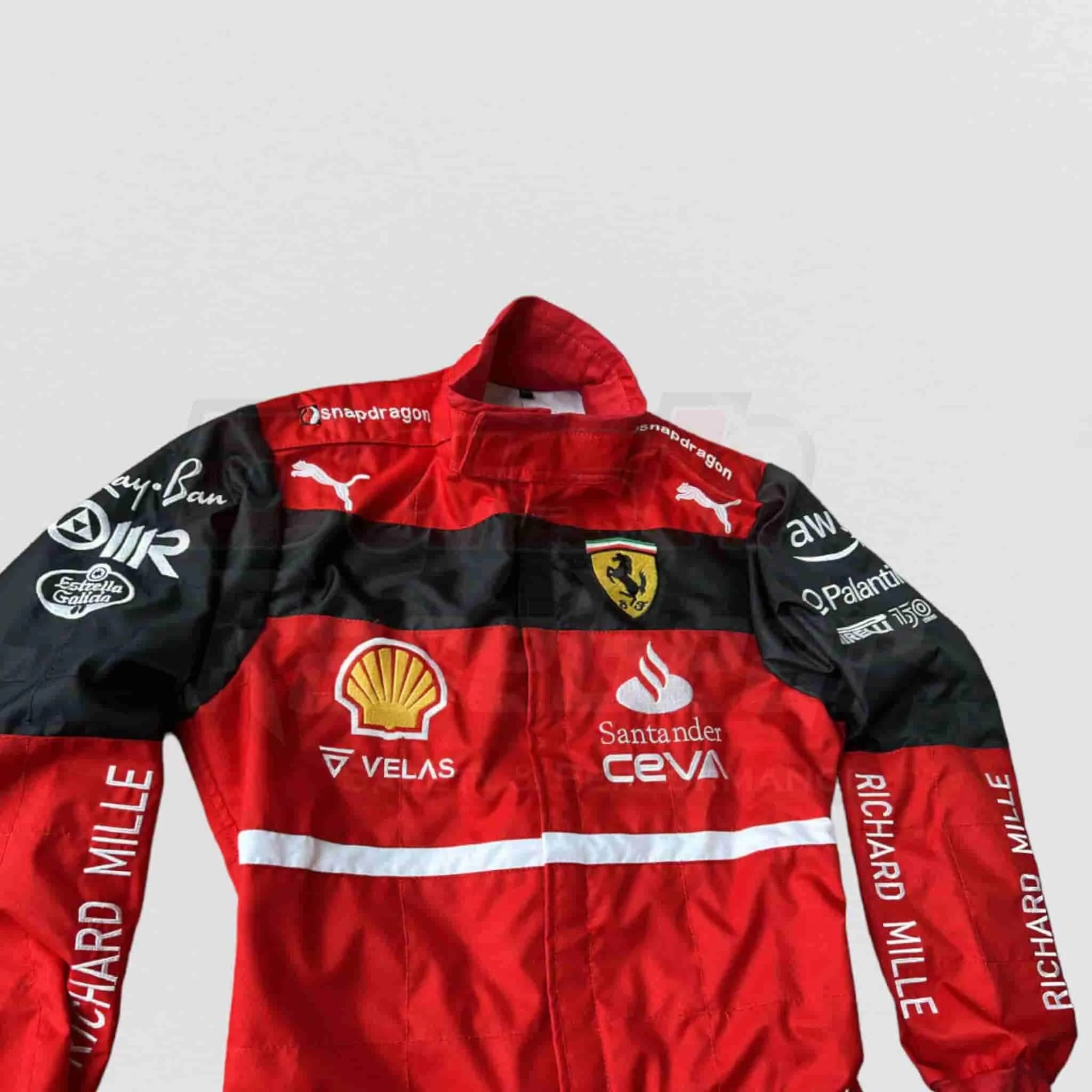 2022 Charles Leclerc Ferrari F1 Racing Suit - Dash Racewear