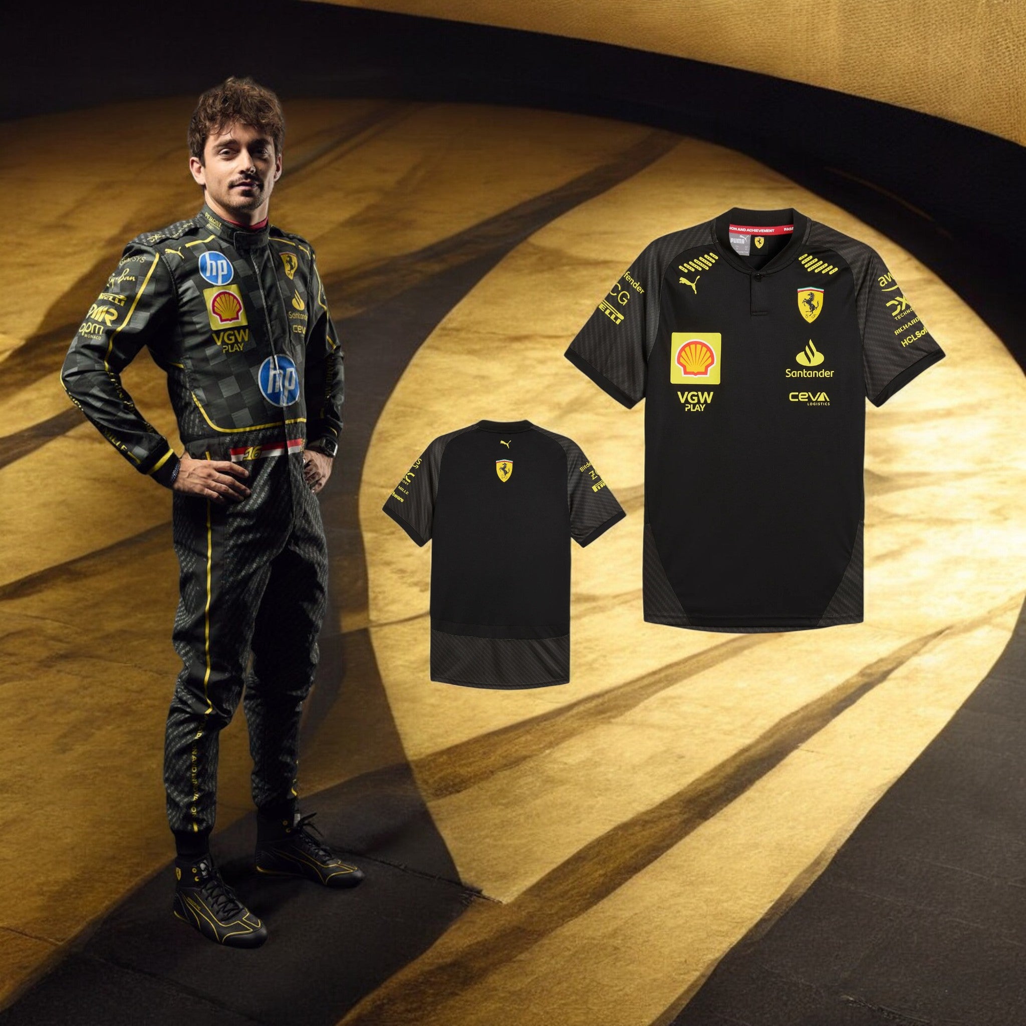 Scuderia Ferrari 2024 Monza GP Race Suit & T-shirt