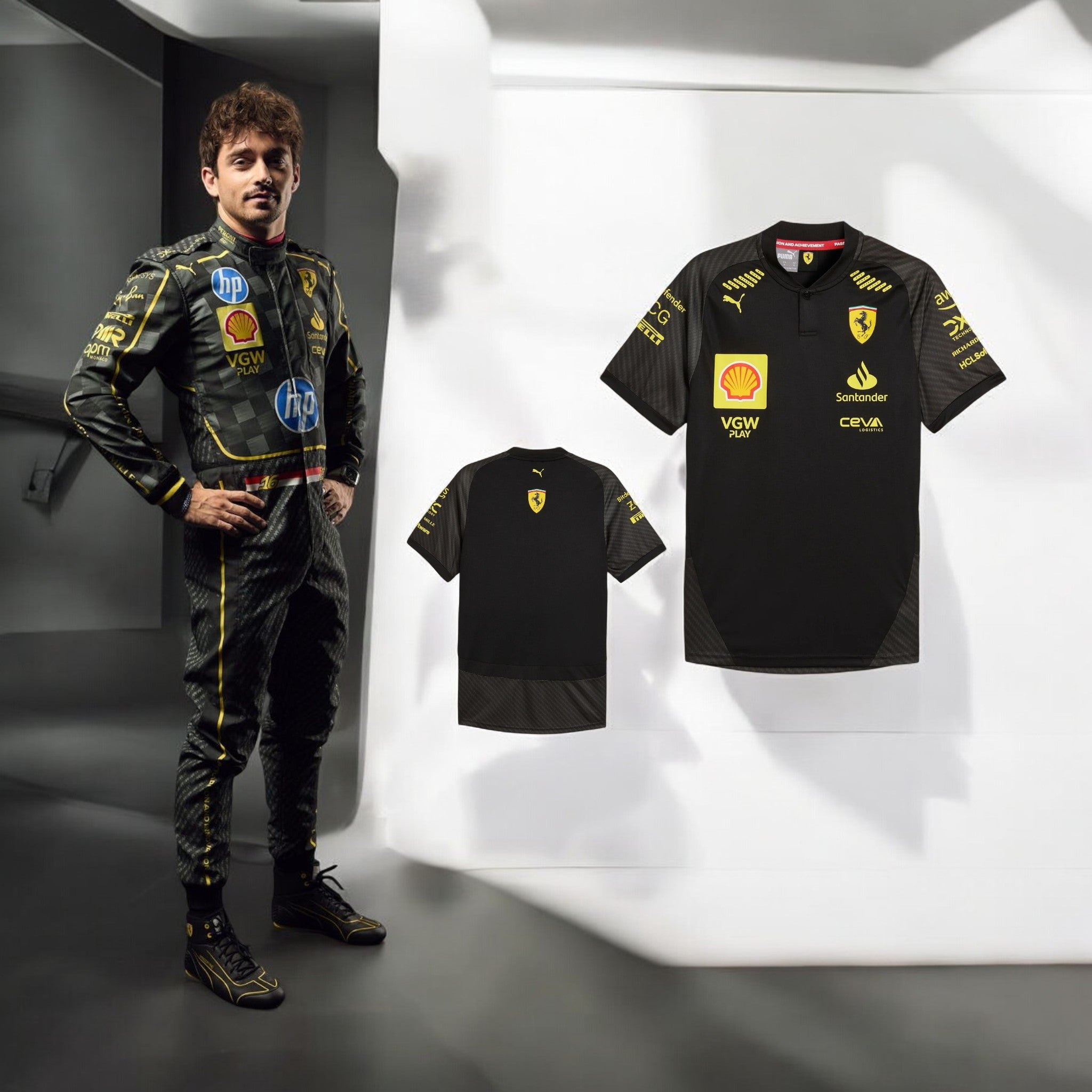 Scuderia Ferrari 2024 Monza GP Race Suit & T-shirt