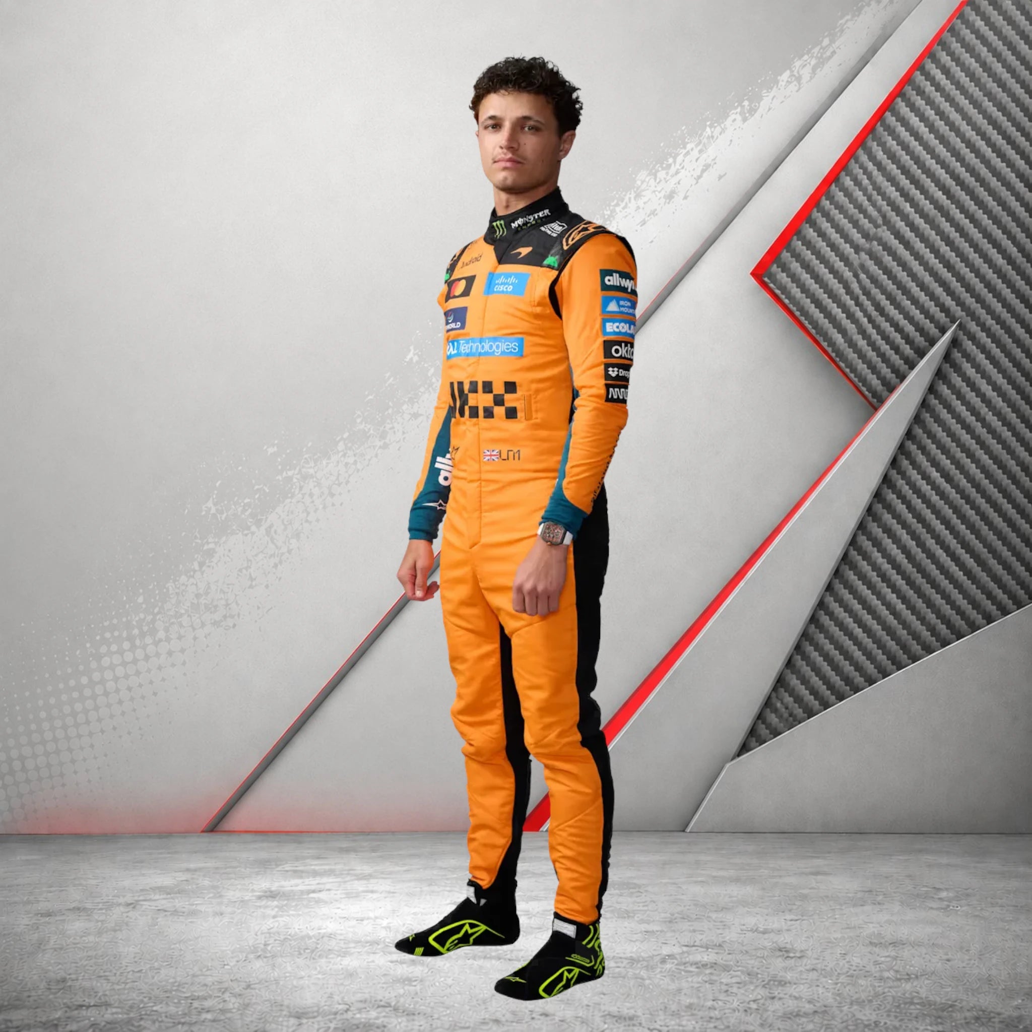 Lando Norris 2026 McLaren Replica Race Suit