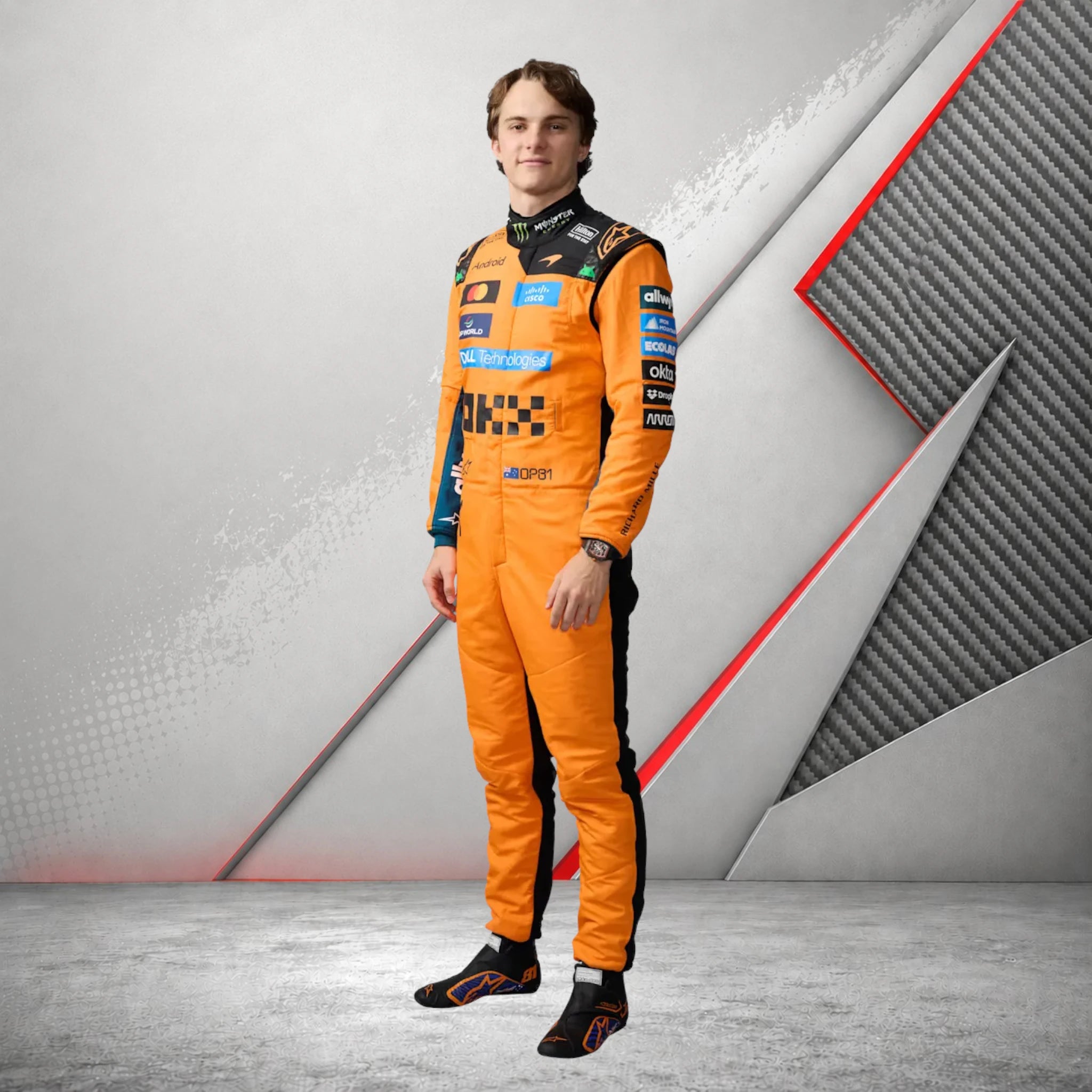 Oscar Piastri 2026 McLaren Replica Race Suit