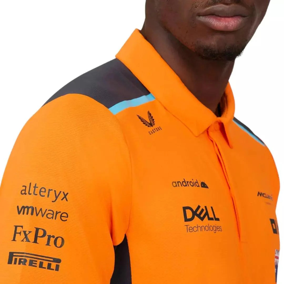 MENS McLAREN REPLICA POLO SHIRT OSCAR PIASTRI - Dash Racegear