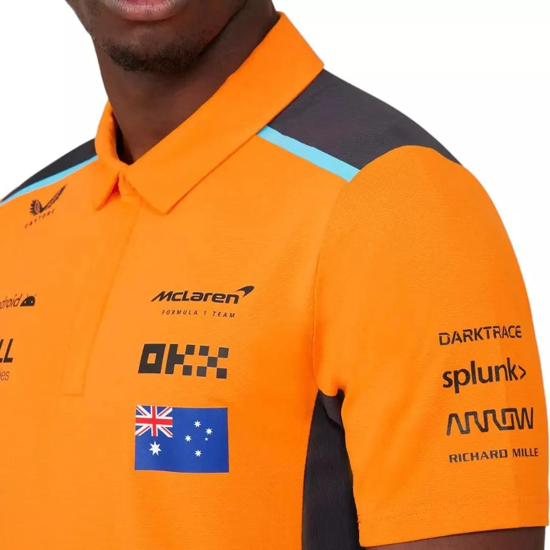 MENS McLAREN REPLICA POLO SHIRT OSCAR PIASTRI - Dash Racegear
