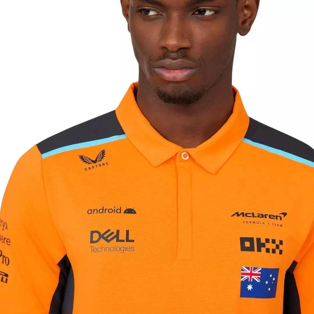 MENS McLAREN REPLICA POLO SHIRT OSCAR PIASTRI - Dash Racegear