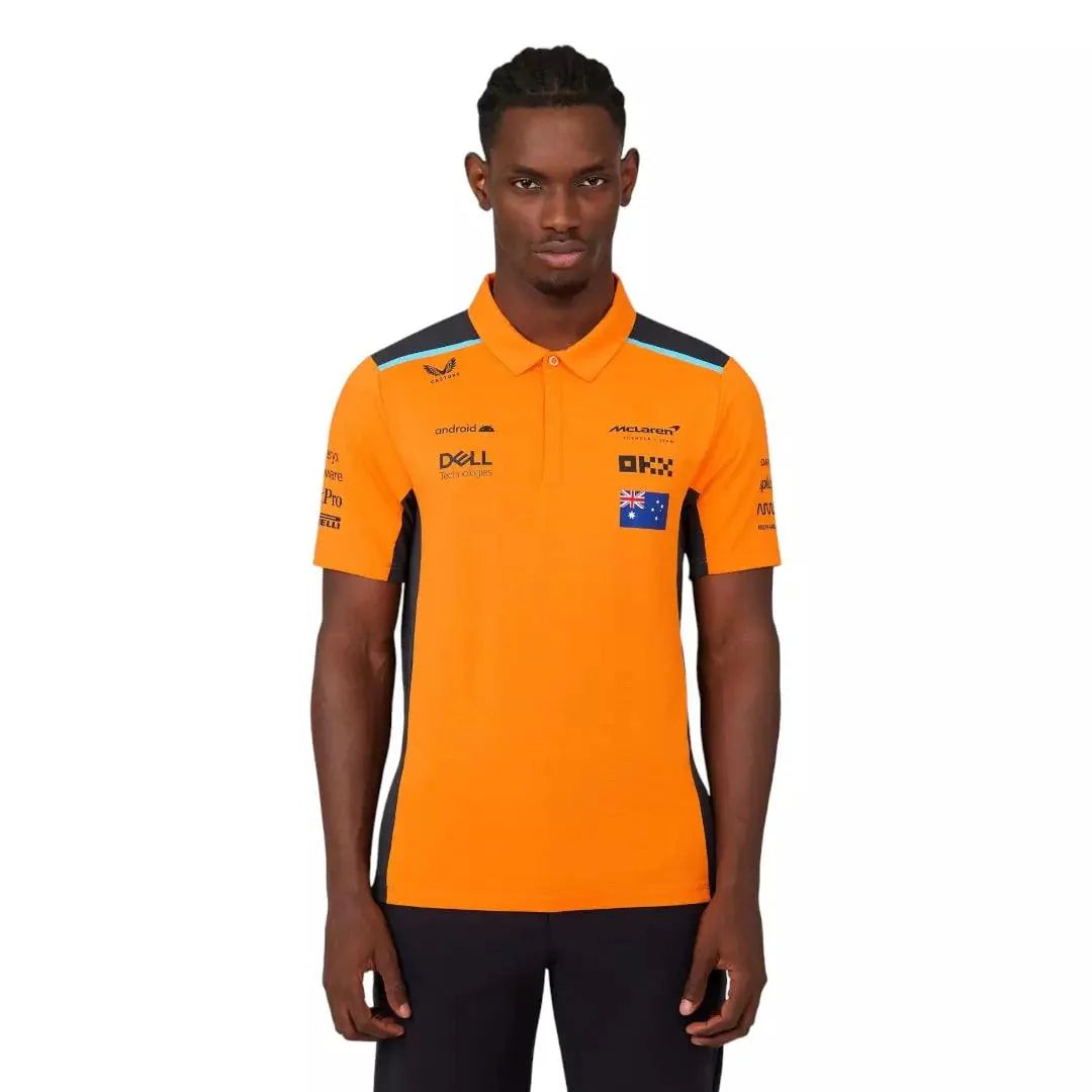MENS McLAREN REPLICA POLO SHIRT OSCAR PIASTRI - Dash Racegear
