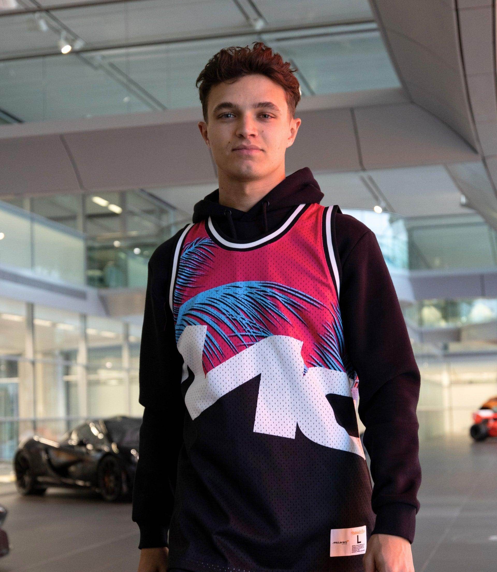 MIAMI GRAND PRIX MESH TANK - MITCHELL & NESS - BLACK/PINK - Dash Racegear