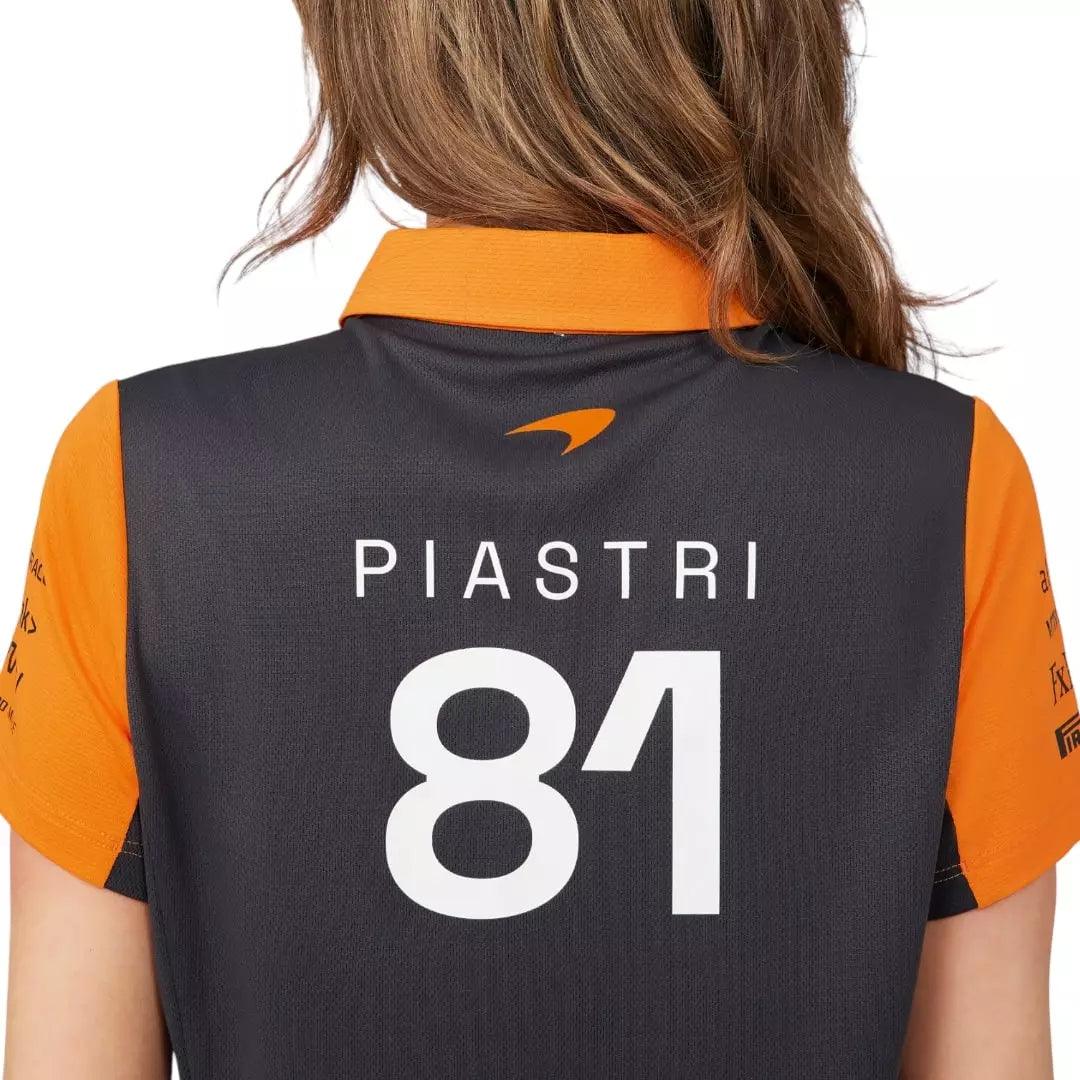 WOMENS McLAREN REPLICA POLO SHIRT OSCAR PIASTRI DASH RECEGEAR