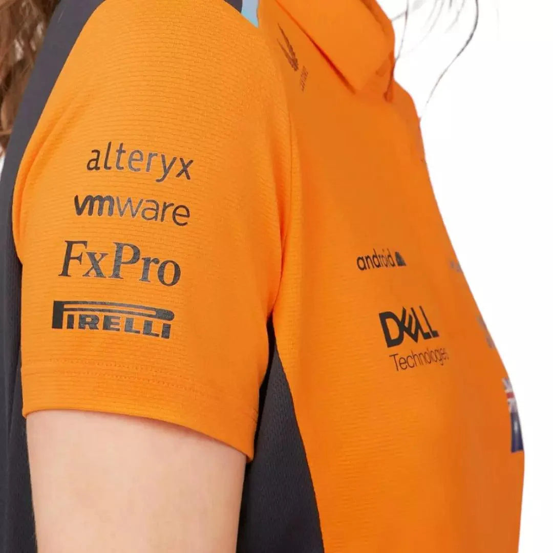 WOMENS McLAREN REPLICA POLO SHIRT OSCAR PIASTRI DASH RECEGEAR