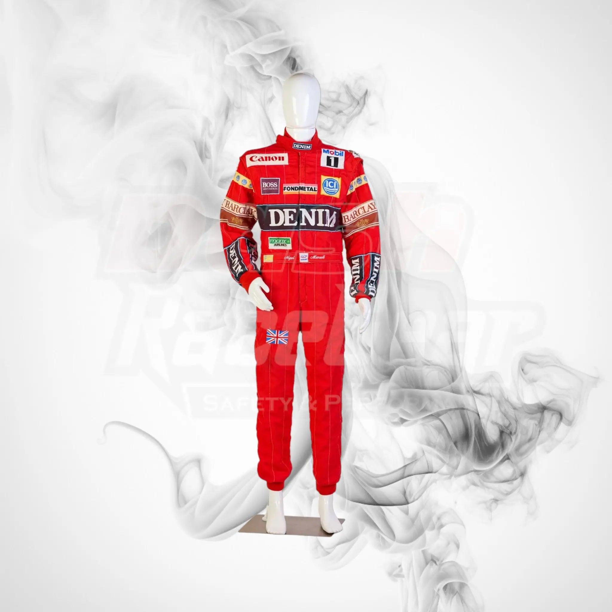 1988 Canon Williams Stand 21 Formula 1 NIGEL MANSELL’S Race Suit - Dash Racegear 