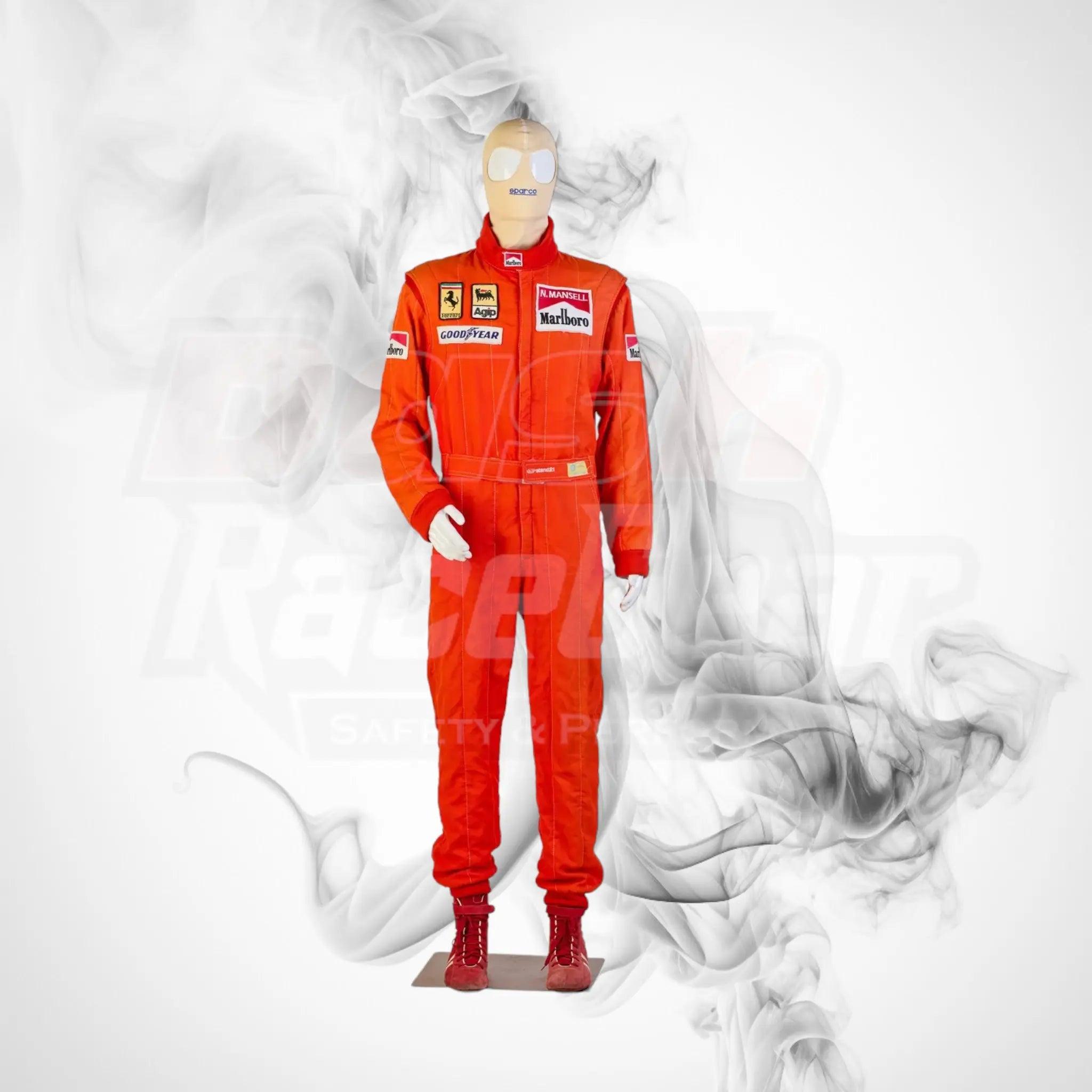 1989 Scuderia Ferrari Stand 21 Formula 1 NIGEL MANSELL’S Race Suit - Dash Racegear 