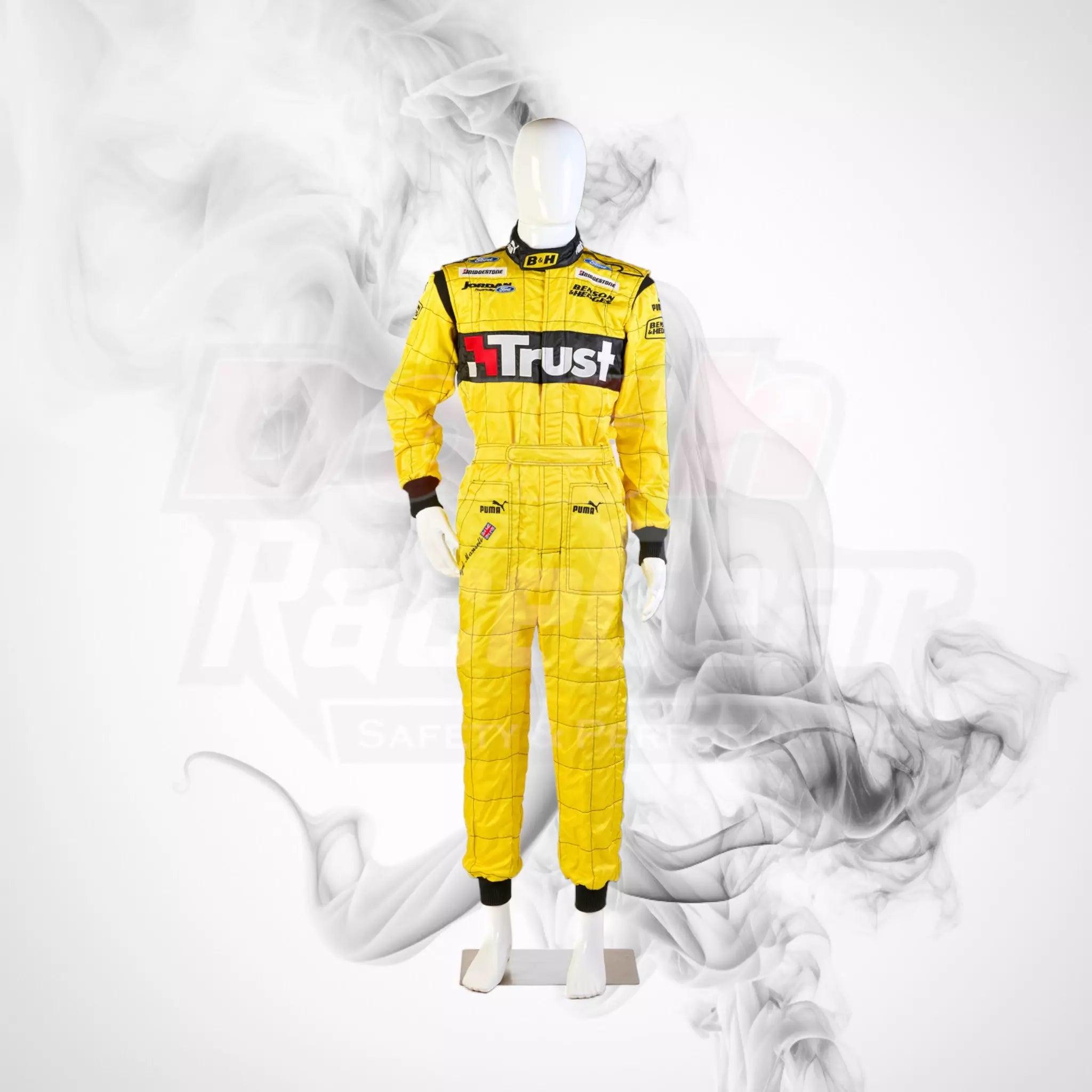 2004 Jordan Ford Benson & Hedges Sparco Formula 1 NIGEL MANSELL’S Race Suit - Dash Racegear 