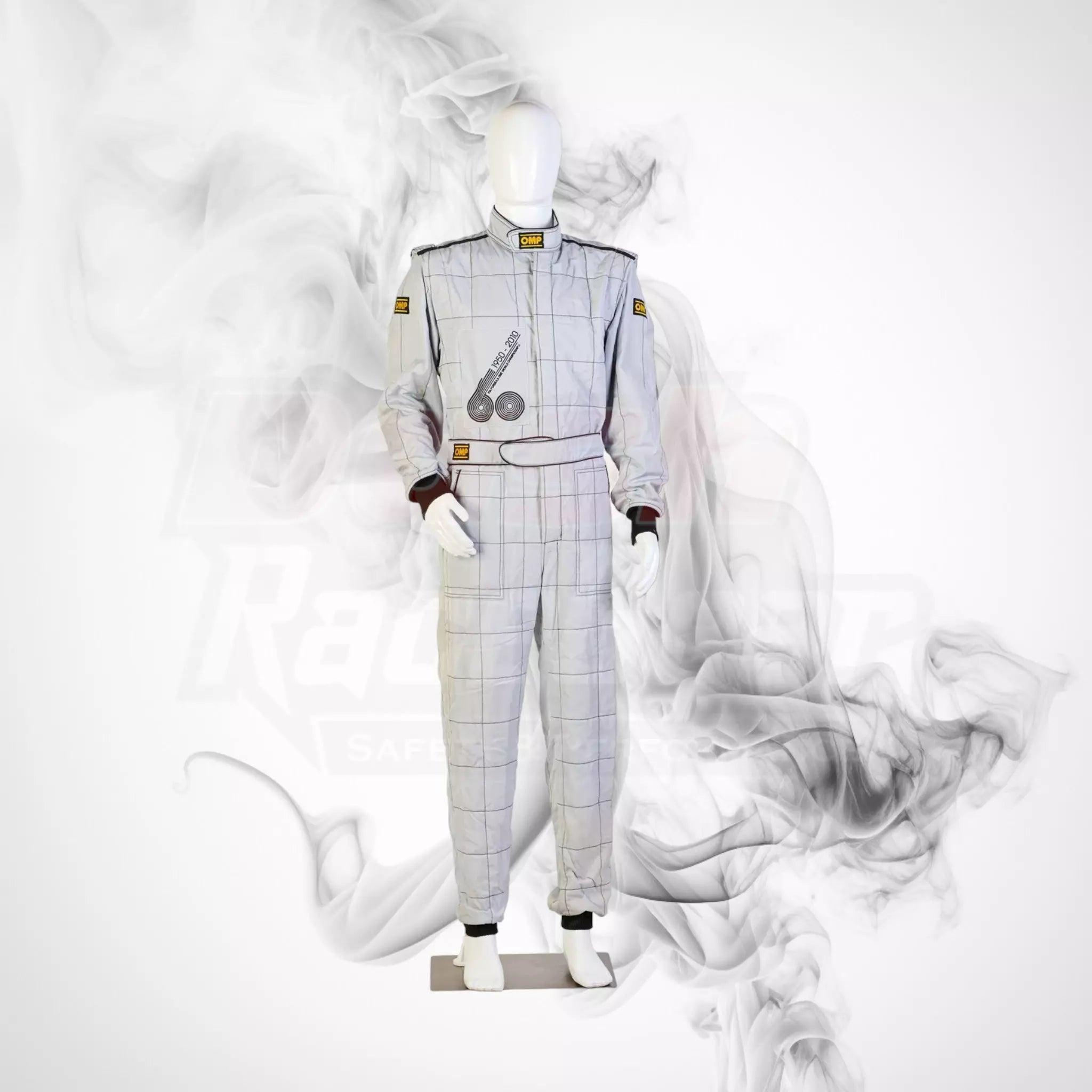 2010 Formula 1 50th Anniversary Bahrain Grand Prix Demonstration OMP NIGEL MANSELL’S Race Suit - Dash Racegear 