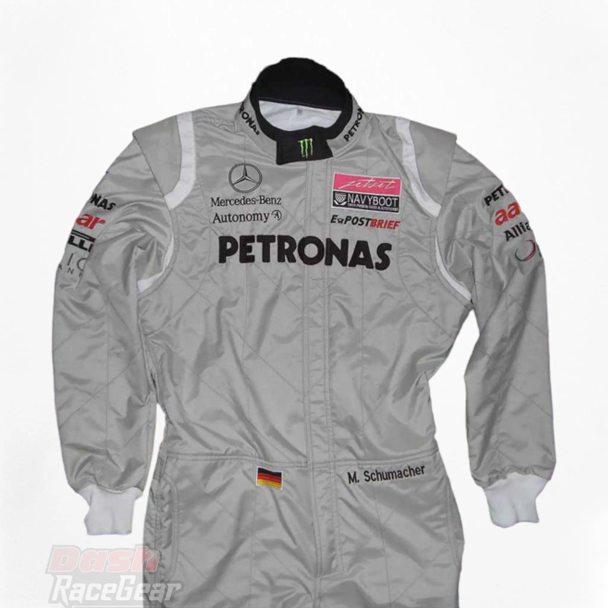 2011 Michael Schumacher Mercedes Benz F1 Embroidered Racing Suit - Dash Racegear 