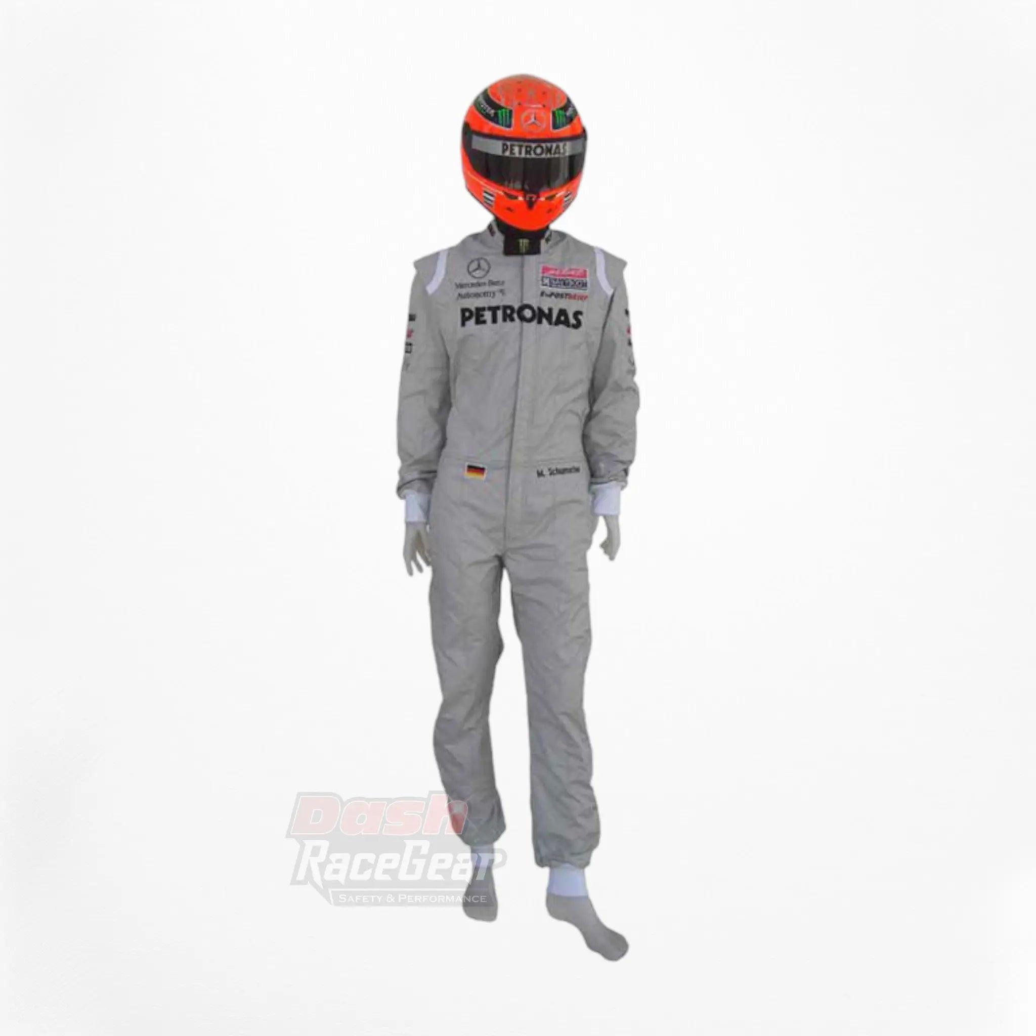 2011 Michael Schumacher Mercedes Benz F1 Embroidered Racing Suit - Dash Racegear 