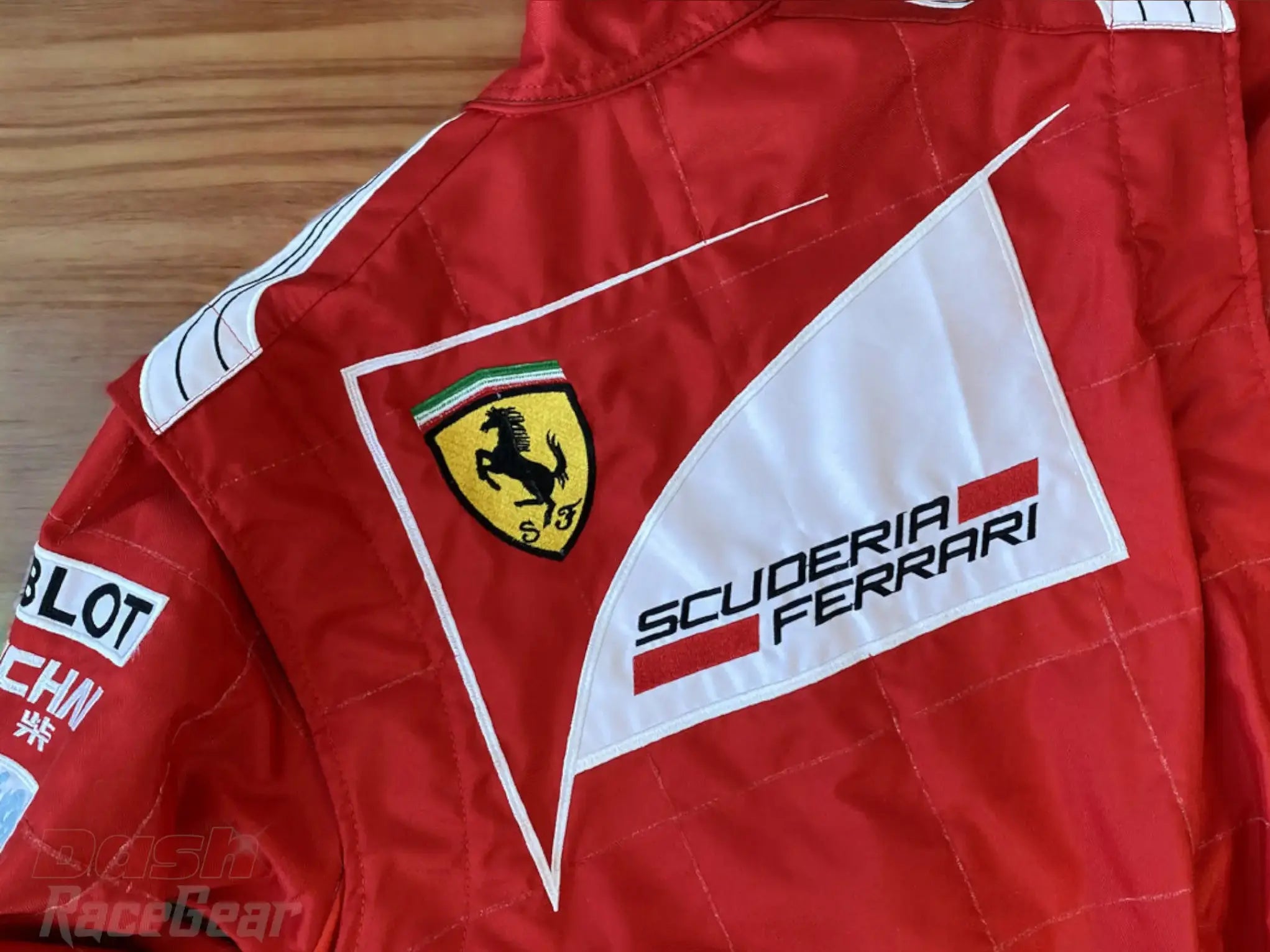 2014 Fernando Alonso Ferrari F1 Embroidered Racing Suit