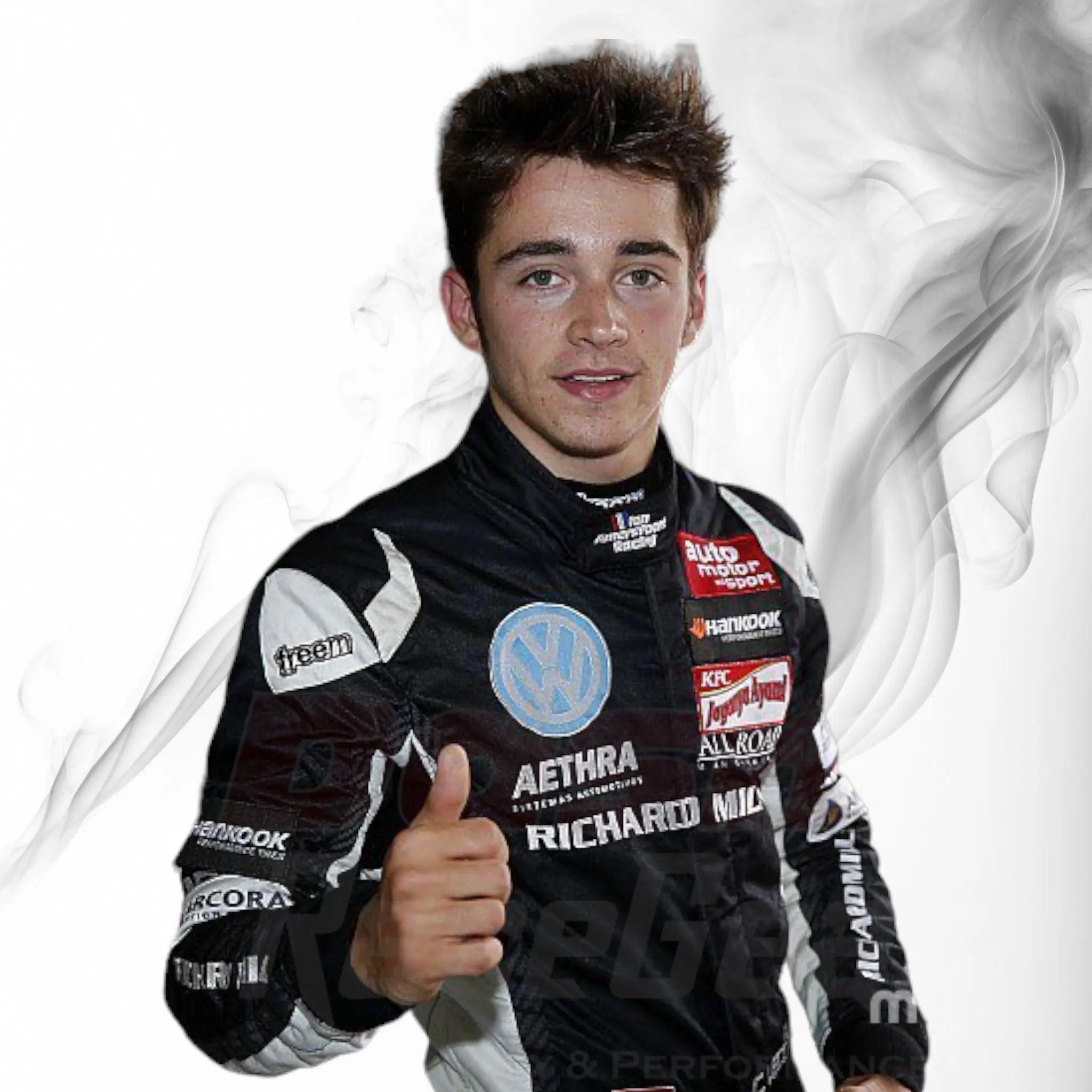 2015 Charles Leclerc Richard Mille F3 Race Suit - Silverstone - Dash Racegear 