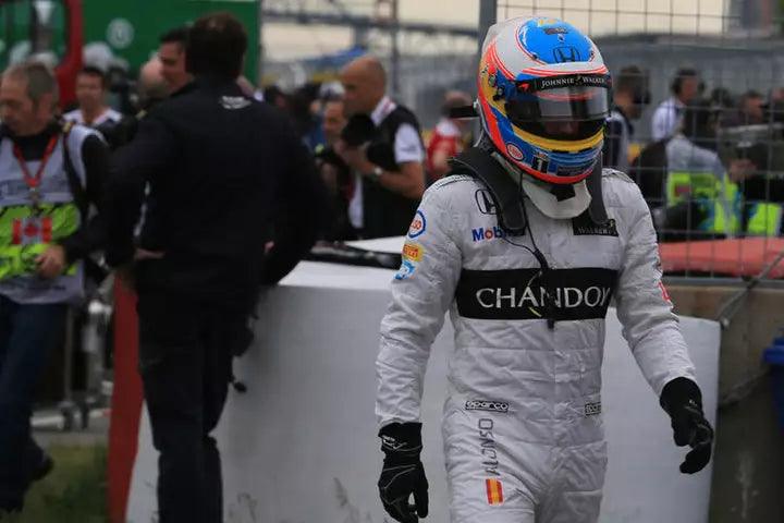 2016 Fernando Alonso F1 Race gloves - Dash Racegear 