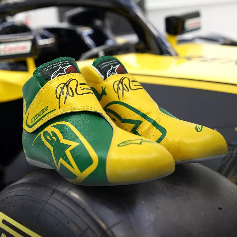 2019 DANIEL RICCIARDO RENAULT F1 RACE BOOTS - AUSTRALIAN GRAND PRIX - Dash Racegear 