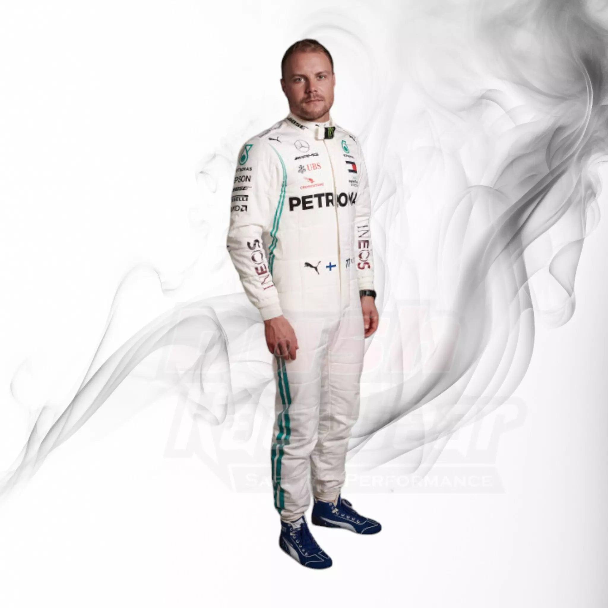 2019 Valtteri Bottas Mercedes AMG F1 Race Suit - Dash Racegear 