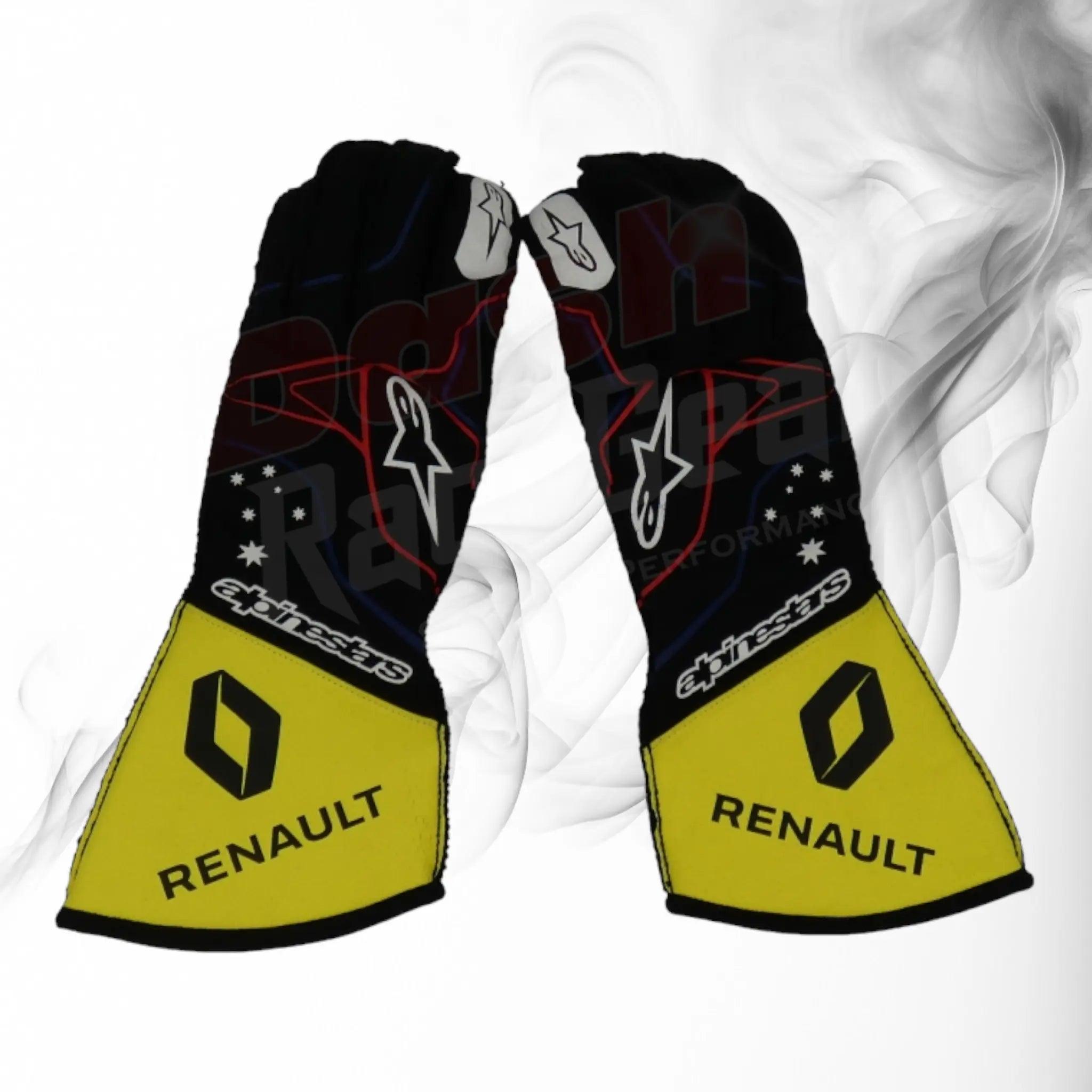 2020 Daniel Ricciardo Renault Race Gloves - Dash Racegear 