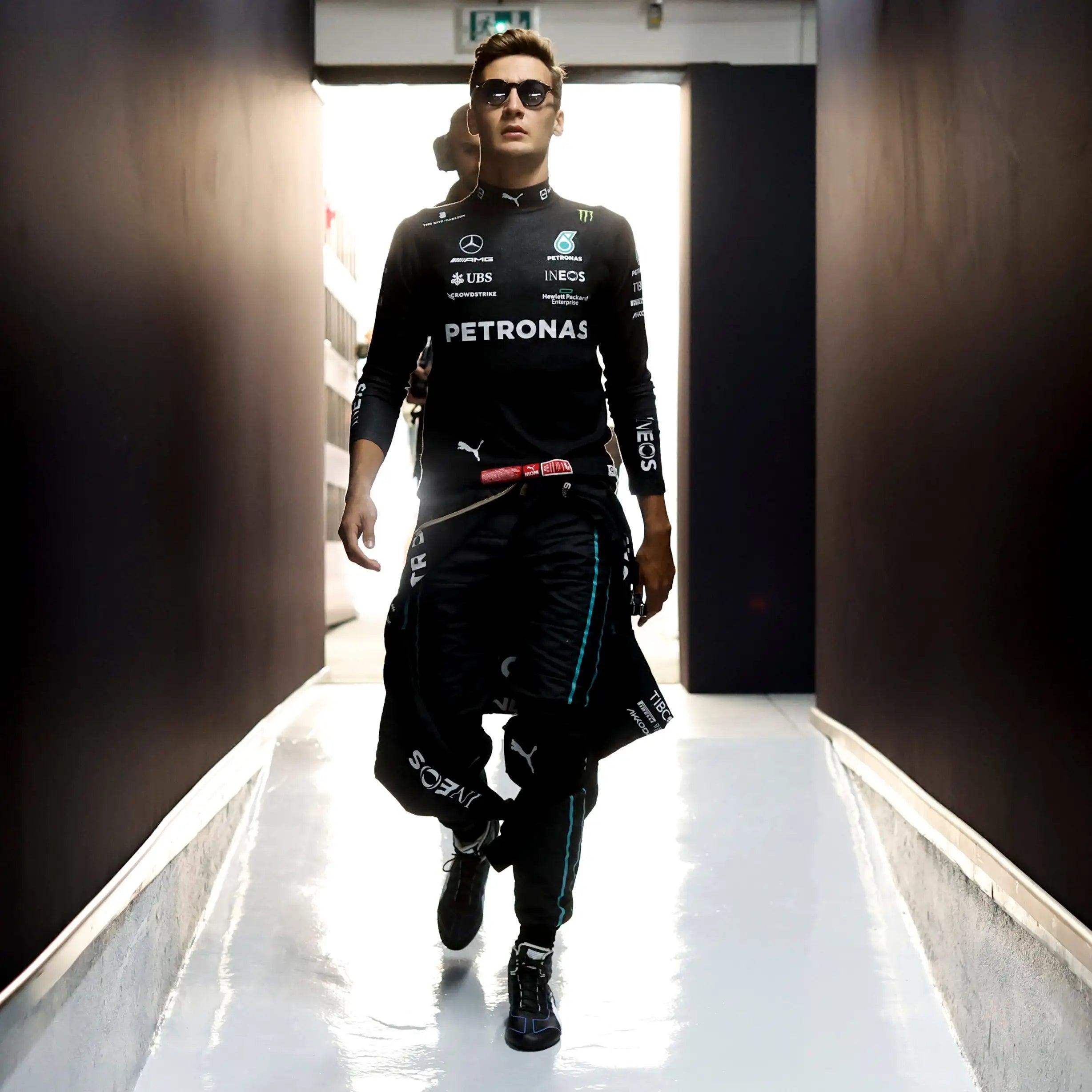 2022 George Russell Mercedes-AMG F1 Team Race Boots - Dash Racegear 