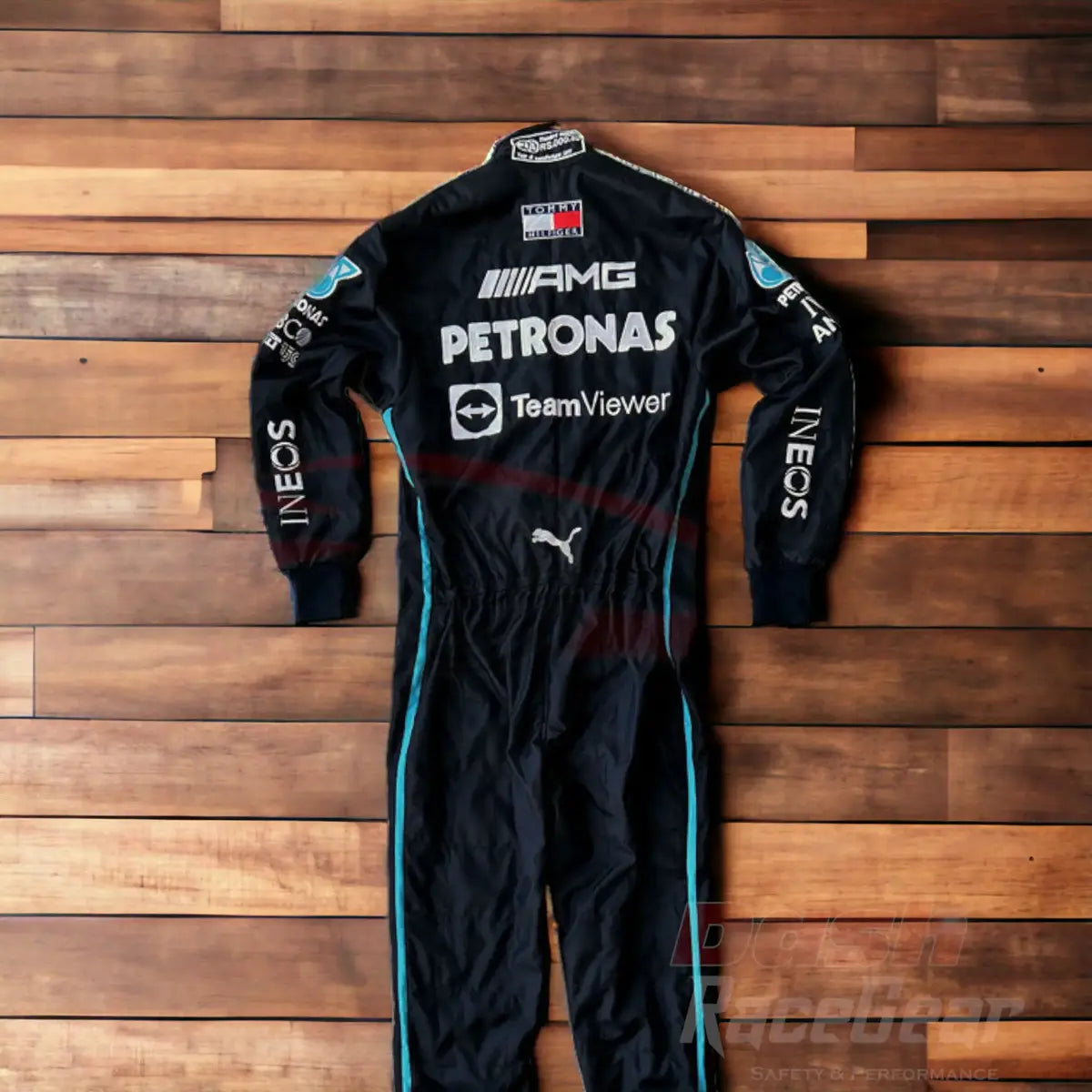 2022 Lewis Hamilton Mercedes Benz F1 Embroidered Race Suit