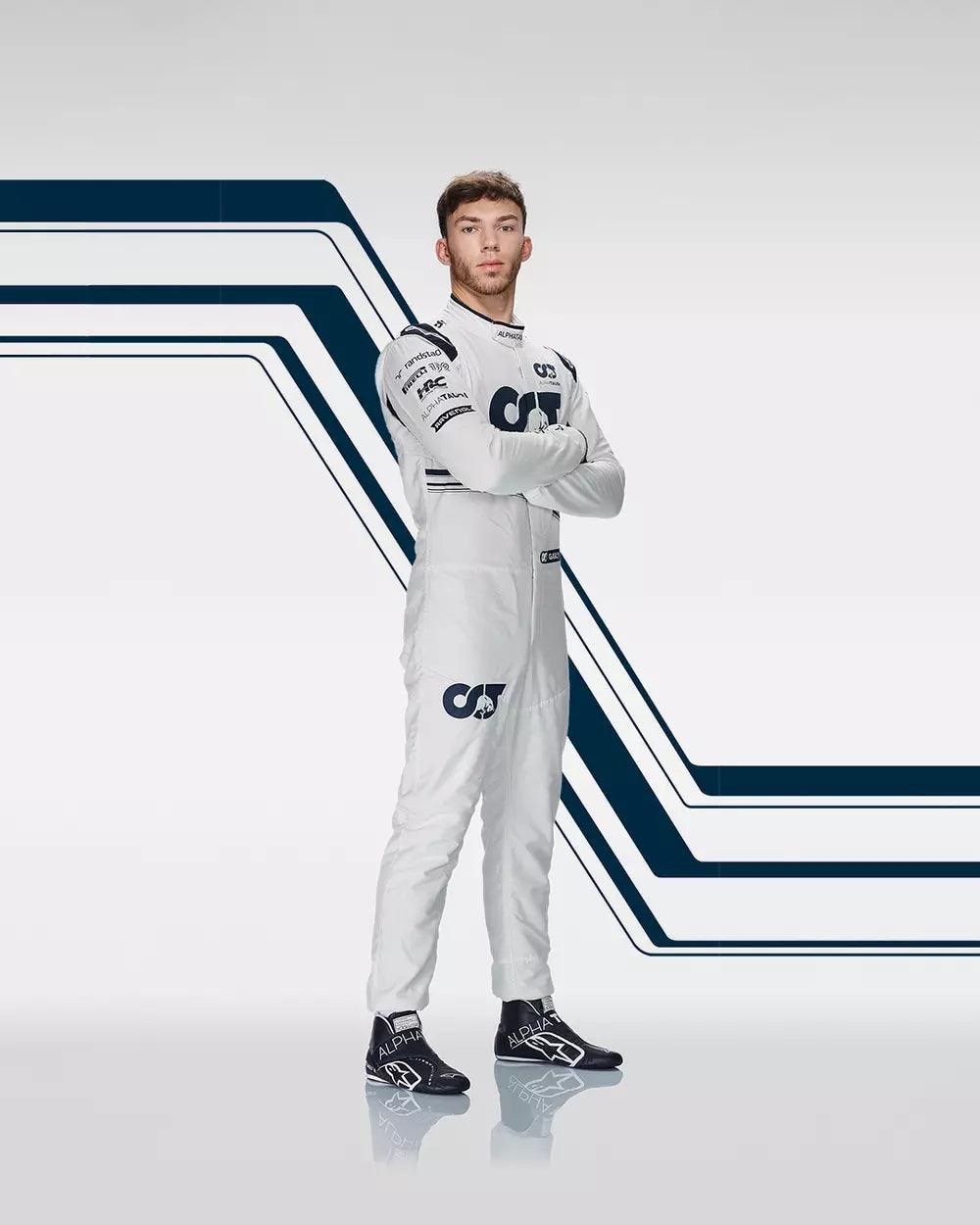 2022 Pierre Gasly Alphatauri Scuderia F1 Race Boots - Dash Racegear 