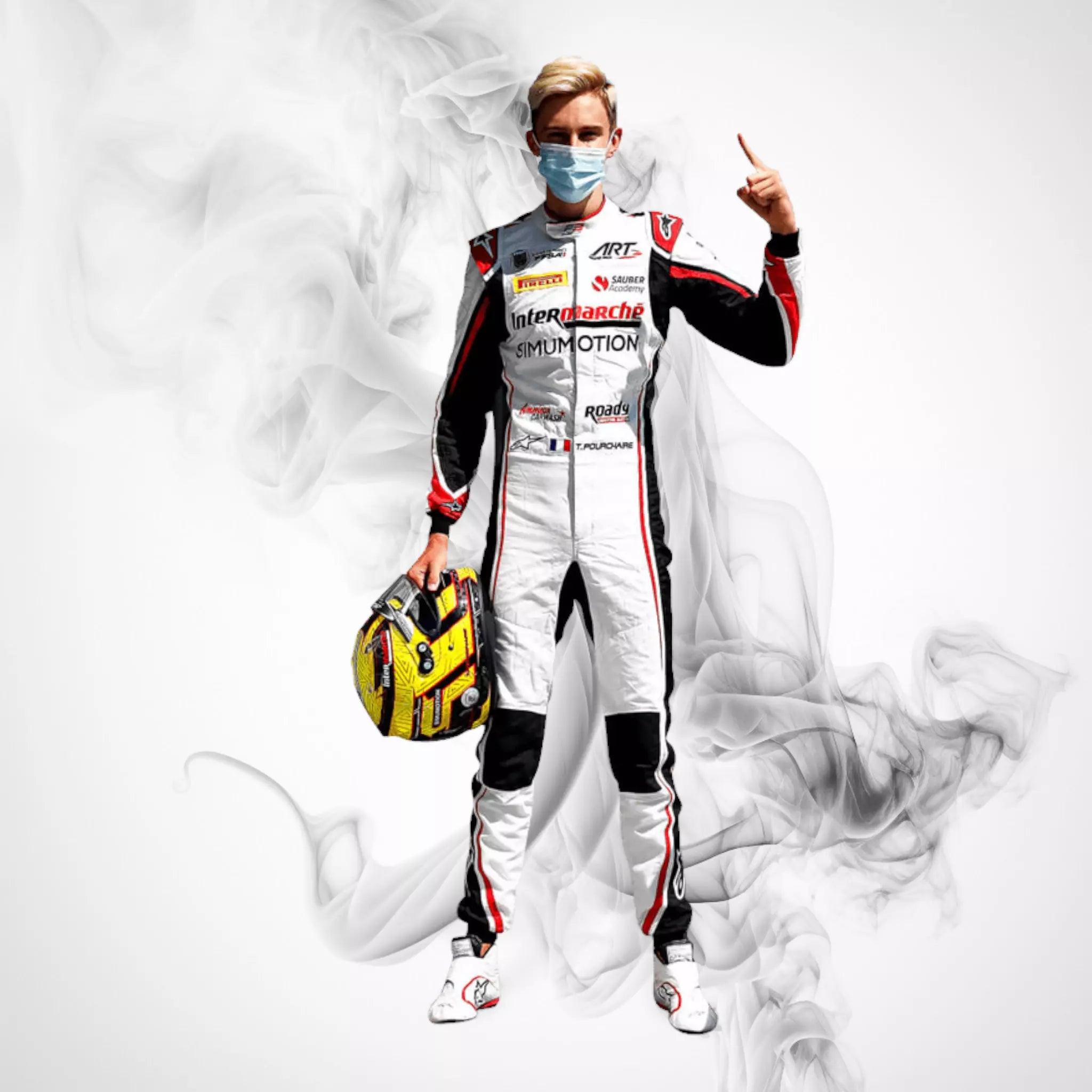 2022 Formula 2 Théo Pourchaire Suit - Dash Racegear 