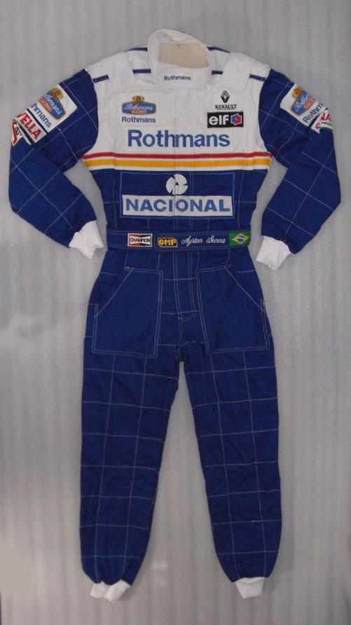 Ayrton Senna 1994 racing suit / Team Williams F1 Rothmans DASH RACEGEAR
