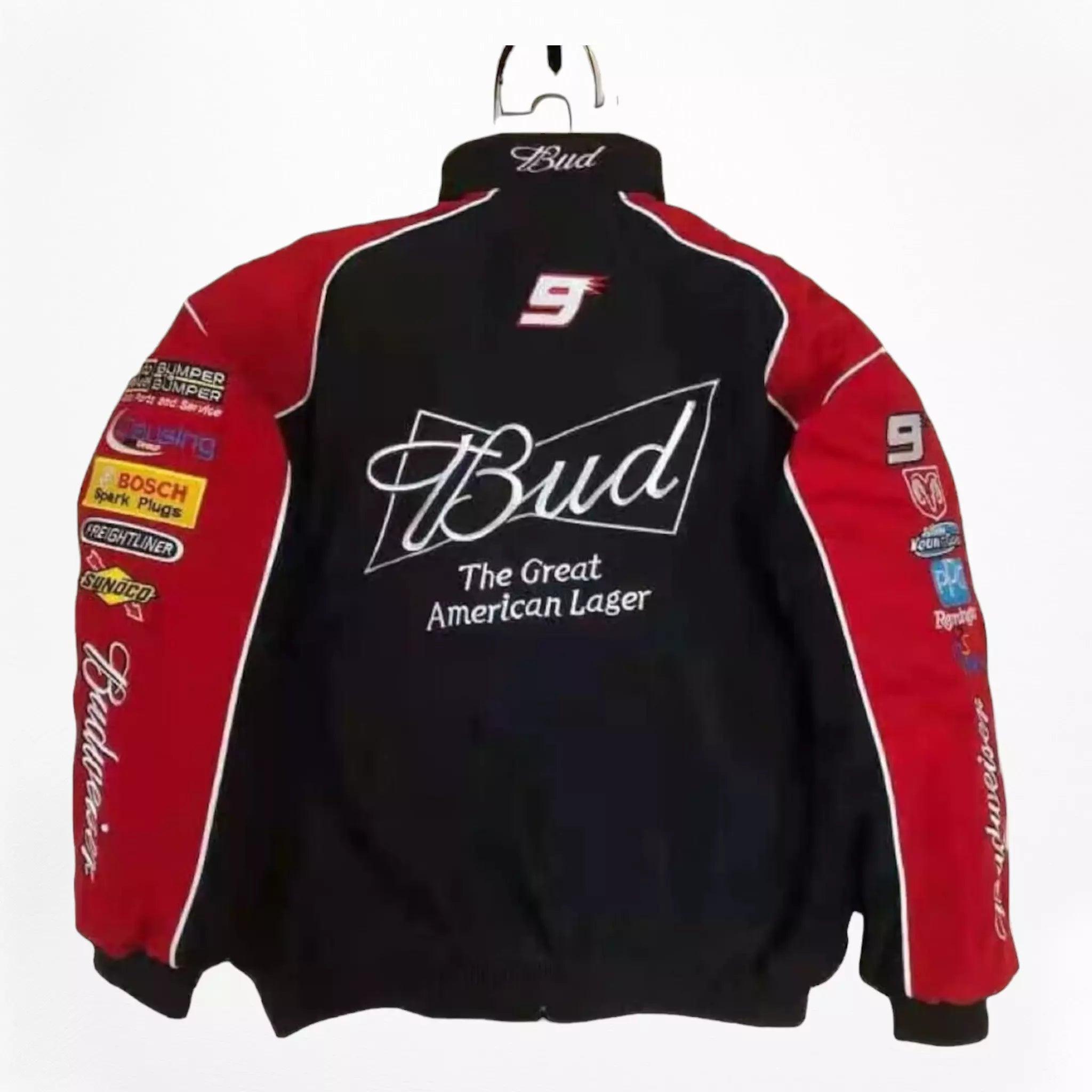 Budweiser F1 Embroidered Racing Jacket - Dash Racegear 