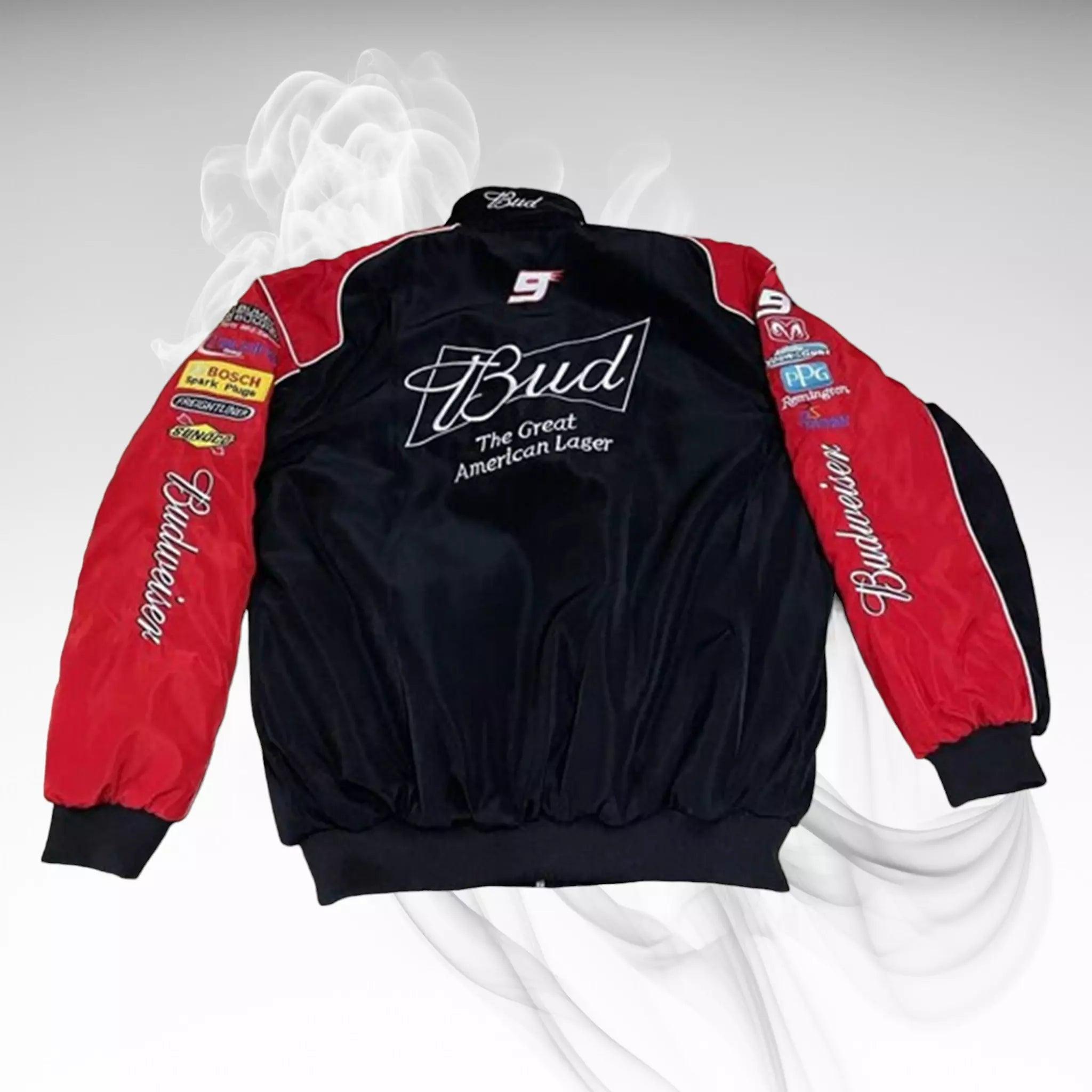 Budweiser F1 Racing Embroidered Retro Limited Edition Jacket - Dash Racegear 