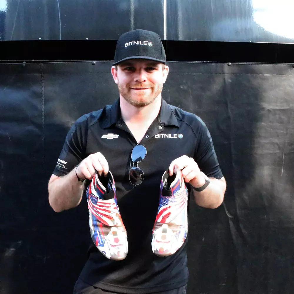 2022 Conor Daly Ed Carpenter Racing IndyCar Boots - Dash Racegear 