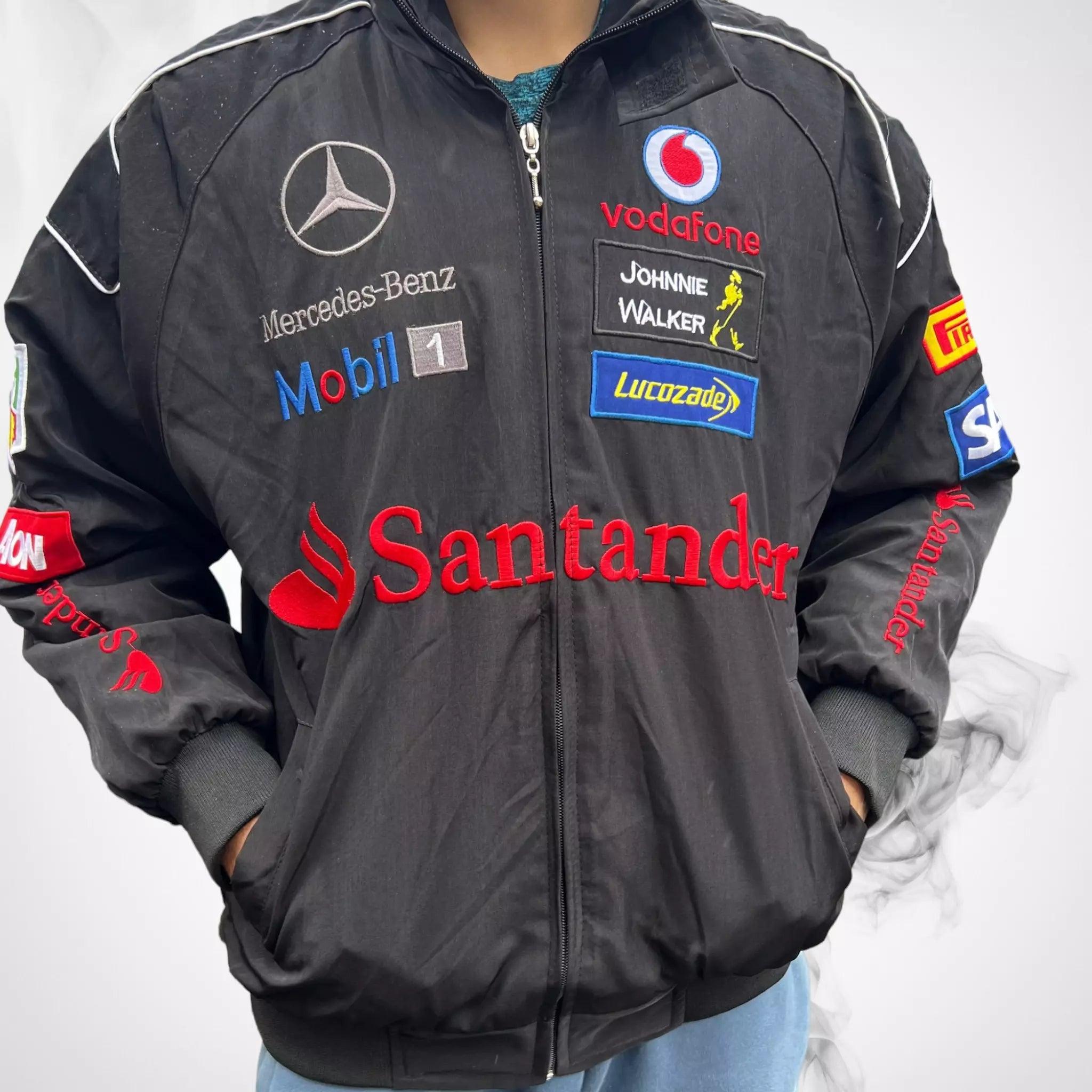 F1 Mercedes Racing Jacket | Bomber Jacket - Dash Racegear 