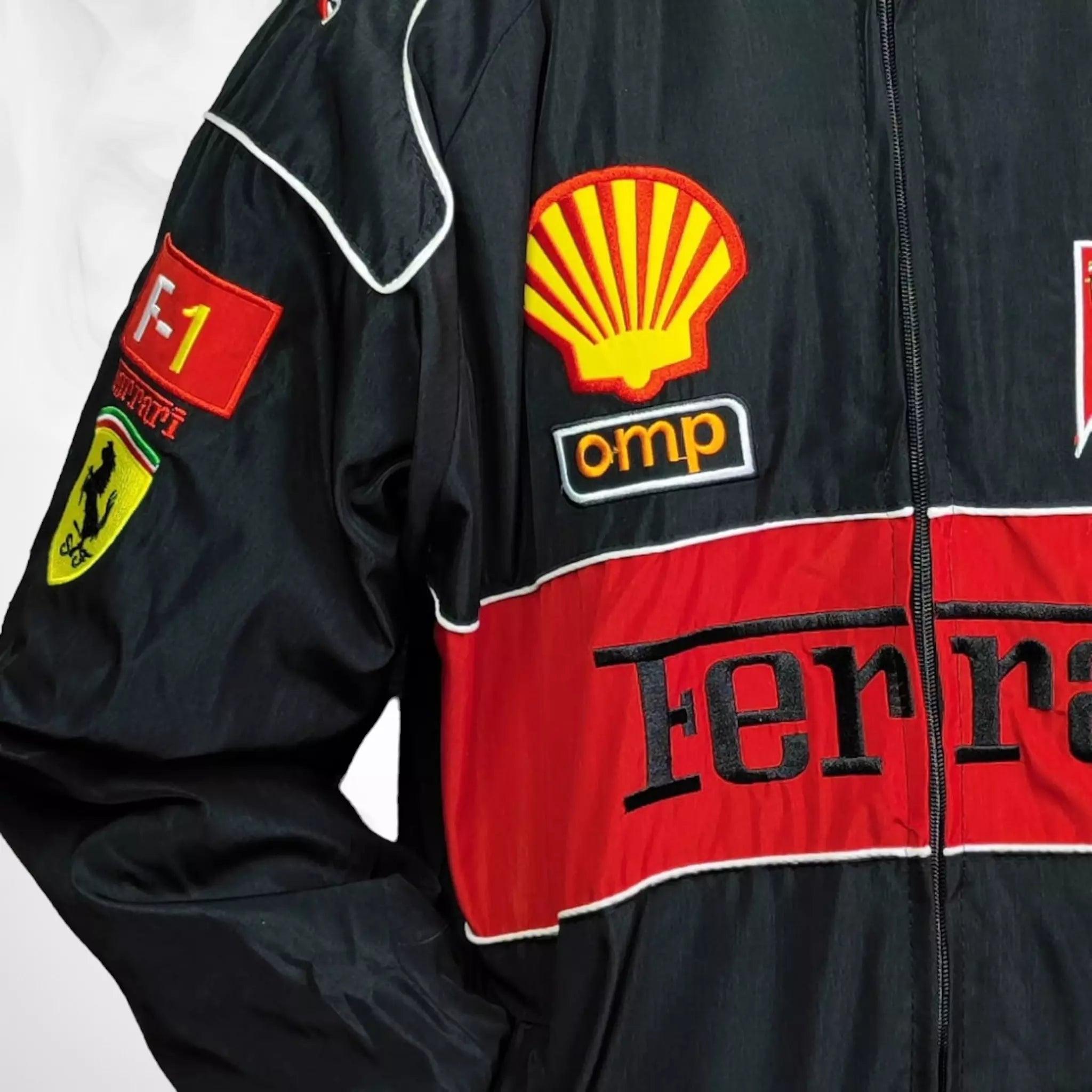 Multi Patch Ferrari F1 Racing Jacket Dash Racegear