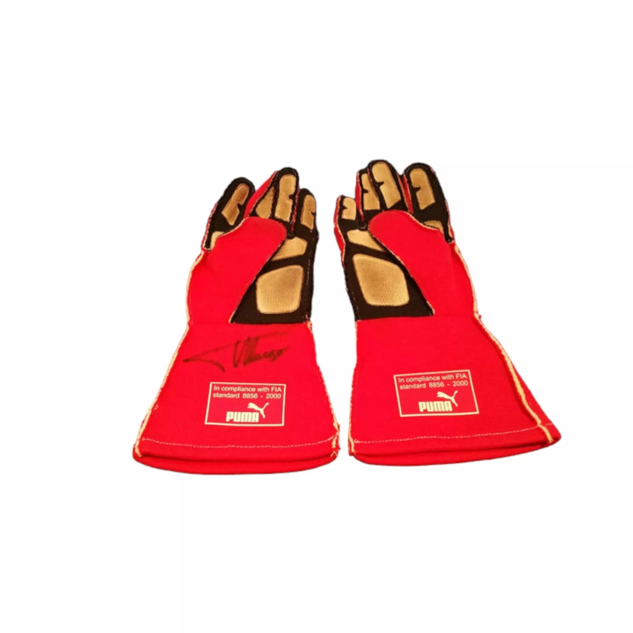 2014 Fernando Alonso gloves - Abu Dhabi GP - Dash Racegear 