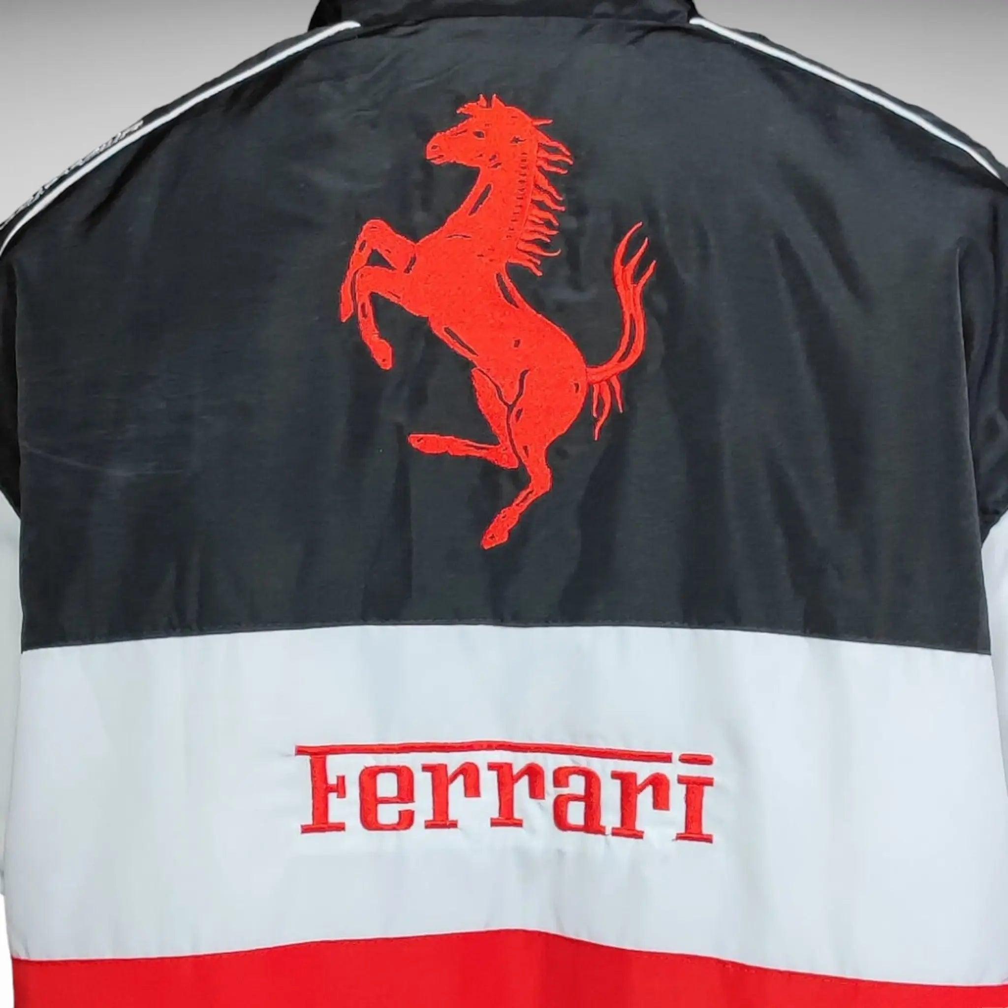 Ferrari Formula One Racing Embroidered jacket Multi Patch - Dash Racegear 