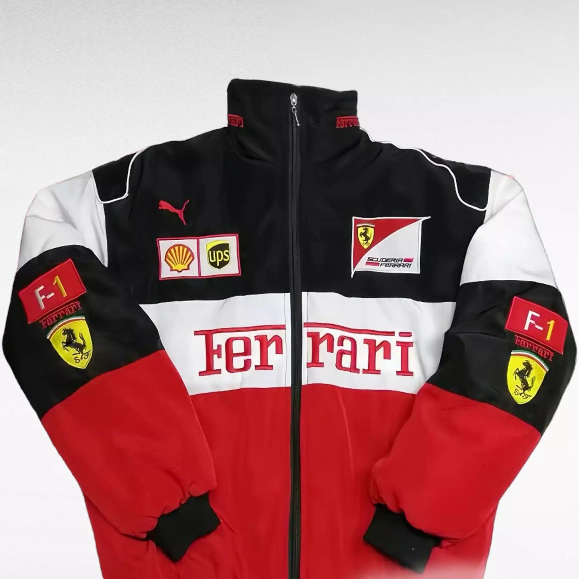 Ferrari F1 Fully Embroidered Jacket Dash Racegear