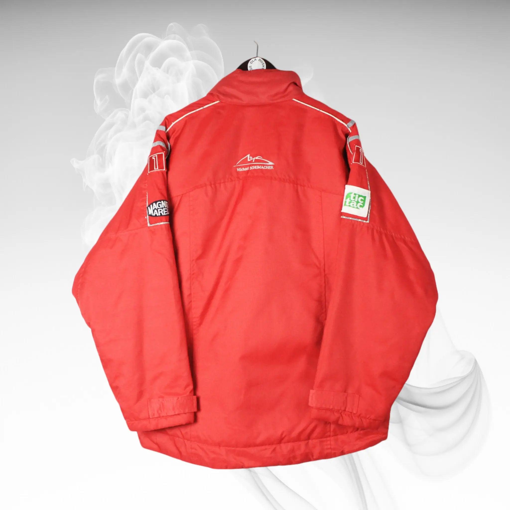 Ferrari vintage Michael Schumacher Embroidered Shell Jacket - Dash Racegear 