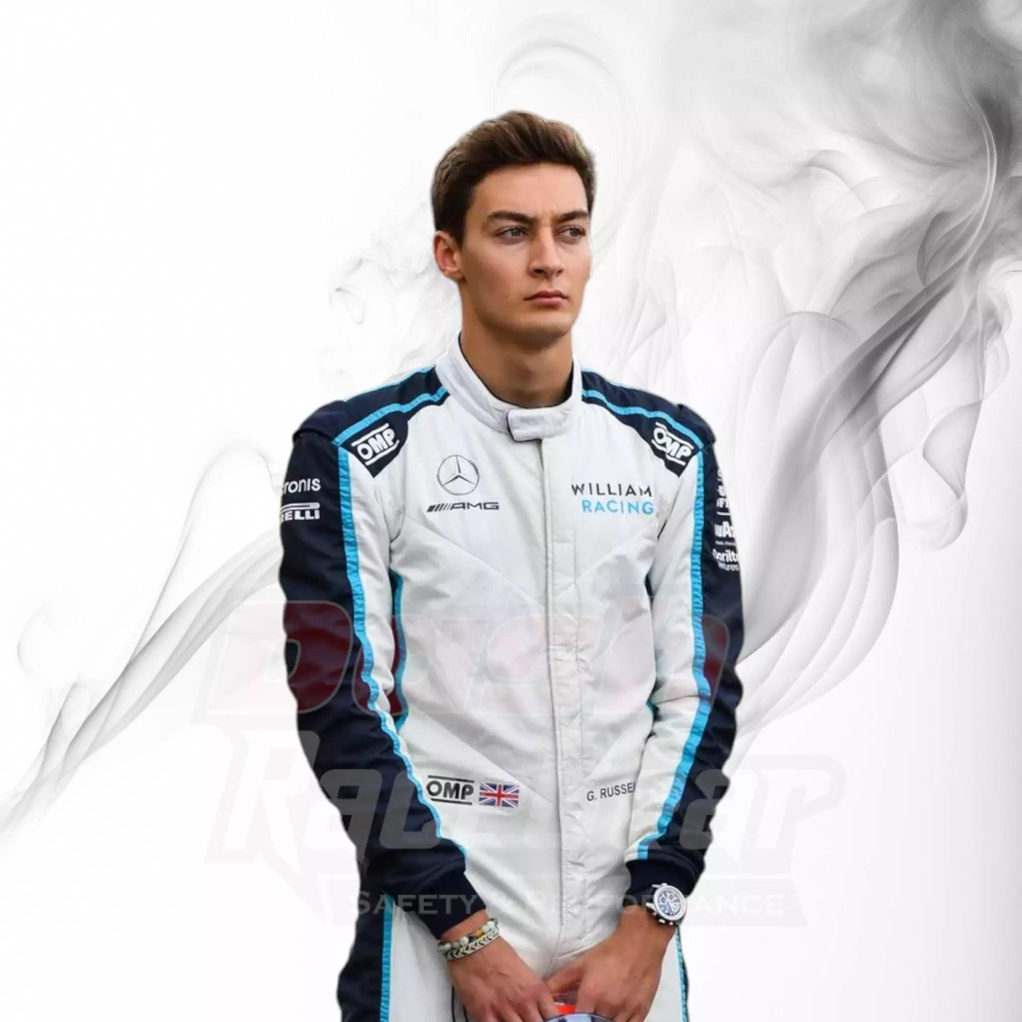 2021 George Russell Williams Racing F1 Race Suit - Dash Racegear 