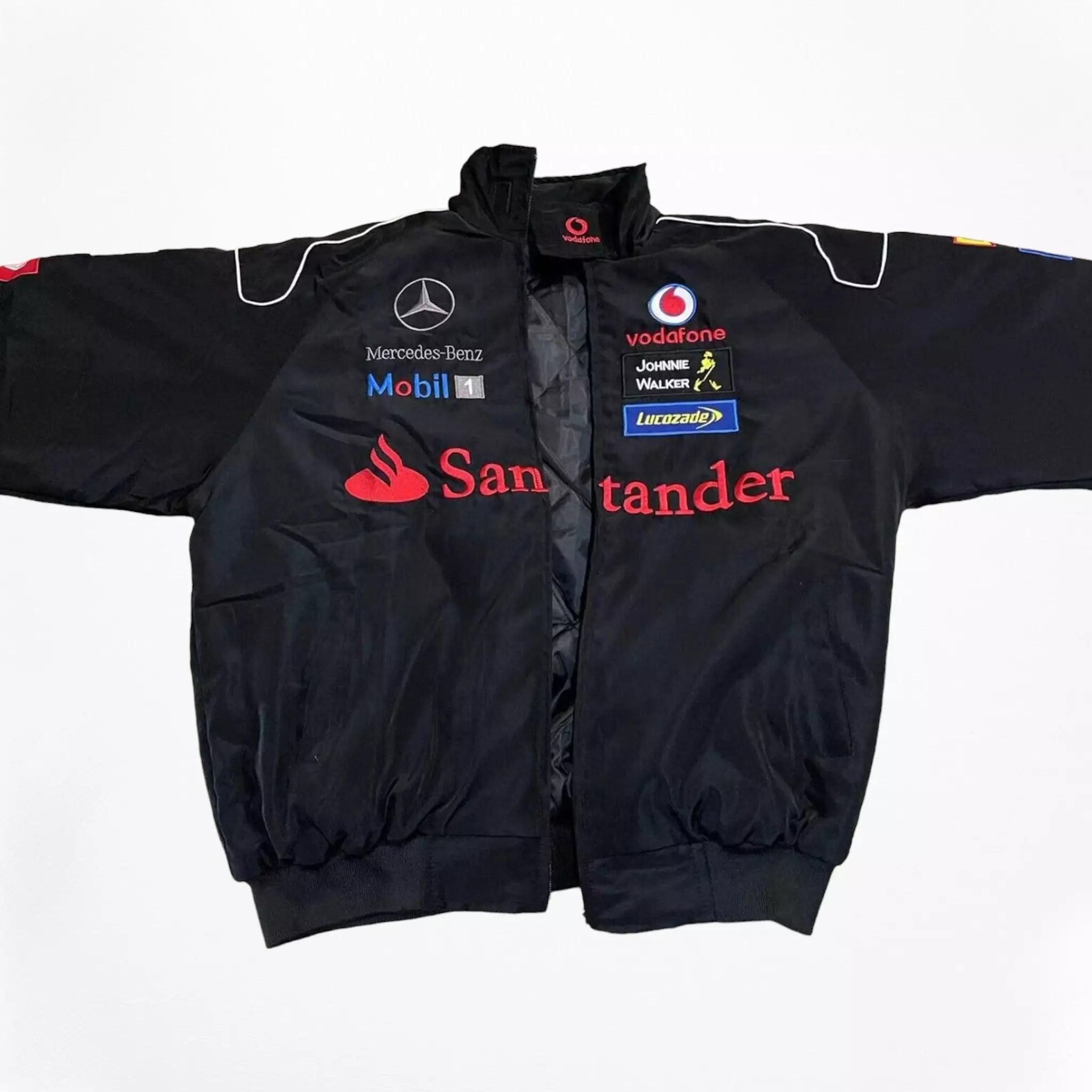 Mercedes-Benz Formula One Embroidered Retro jacket men's and women's - Dash Racegear 
