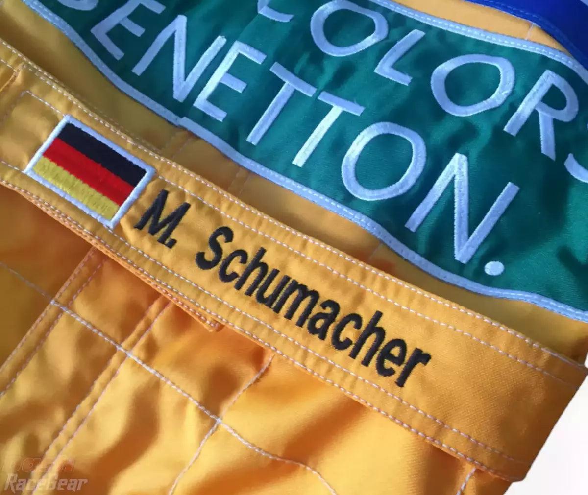 Michael Schumacher 1992 F1 Embroidered Racing Suit - Dash Racegear 