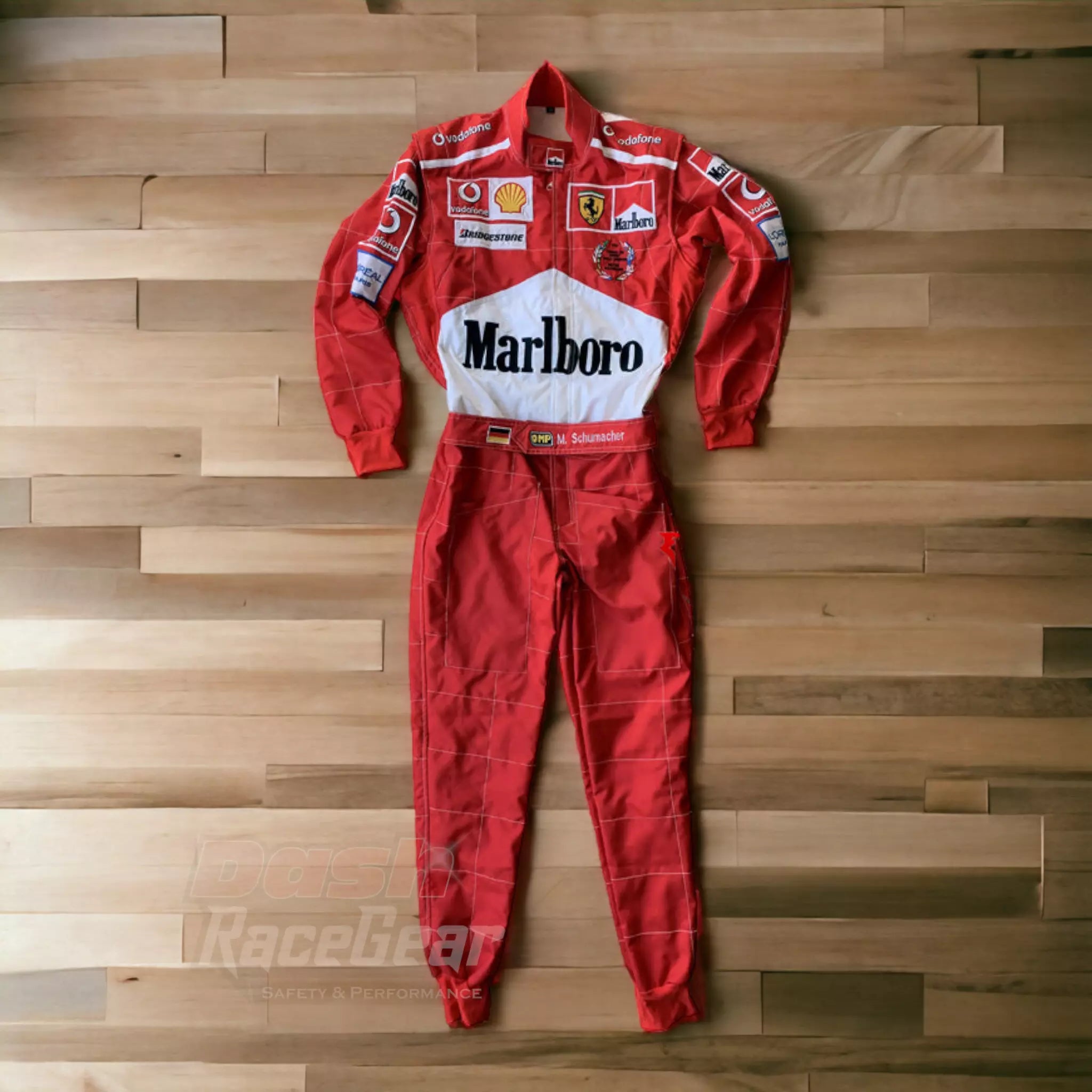 Michael Schumacher Ferrari F1 Embroidered Racing Suit