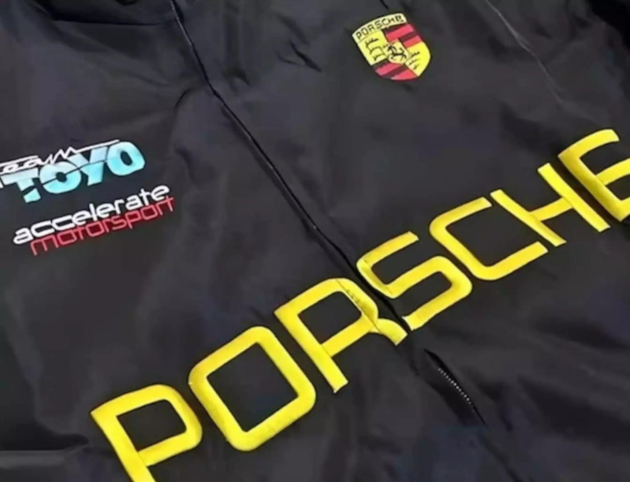 Porsche Embroidered Bomber Jacket Formula 1 Racing - Dash Racegear 