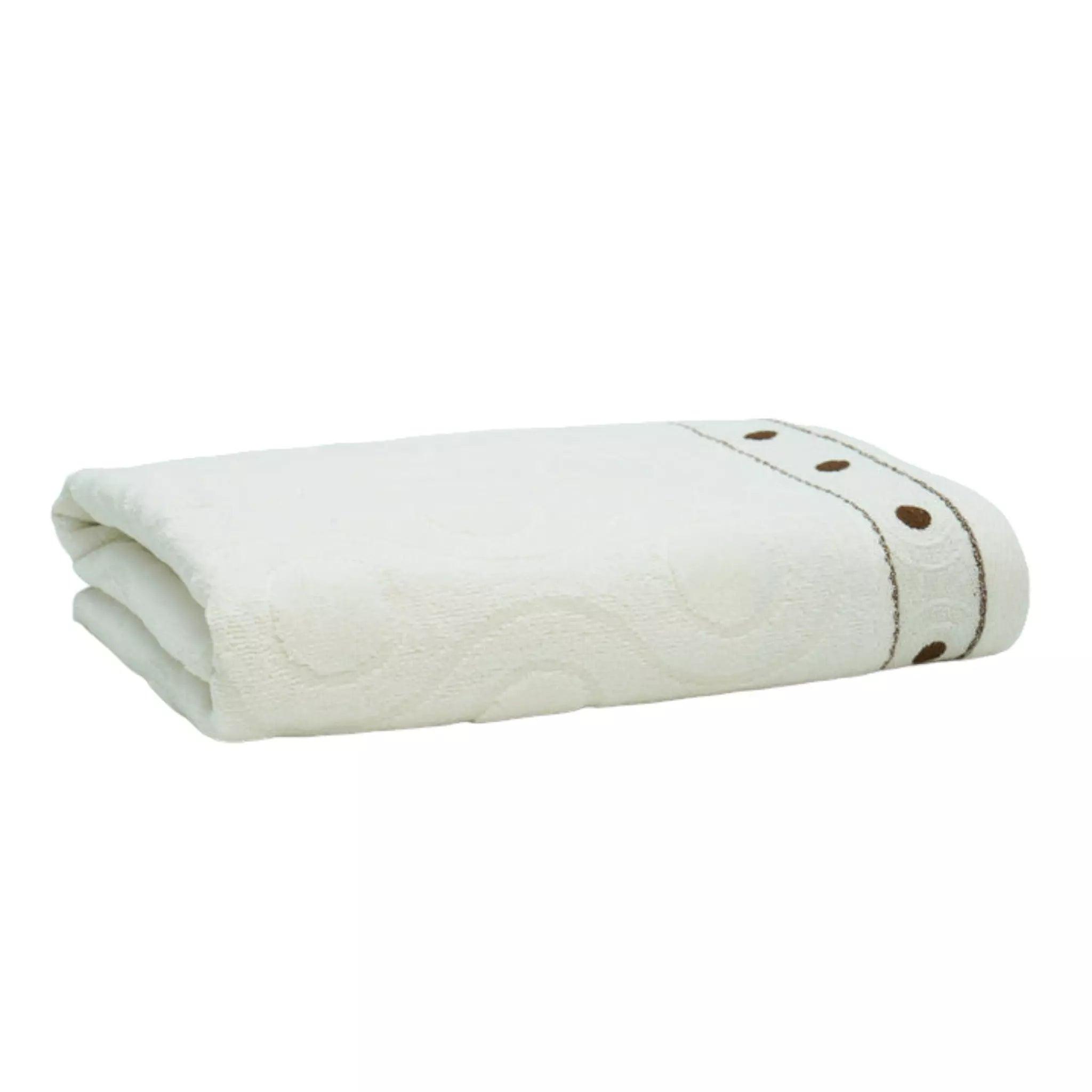 Premium Quality Soft Cotton Towel (Creamy White) - Dash Racegear 