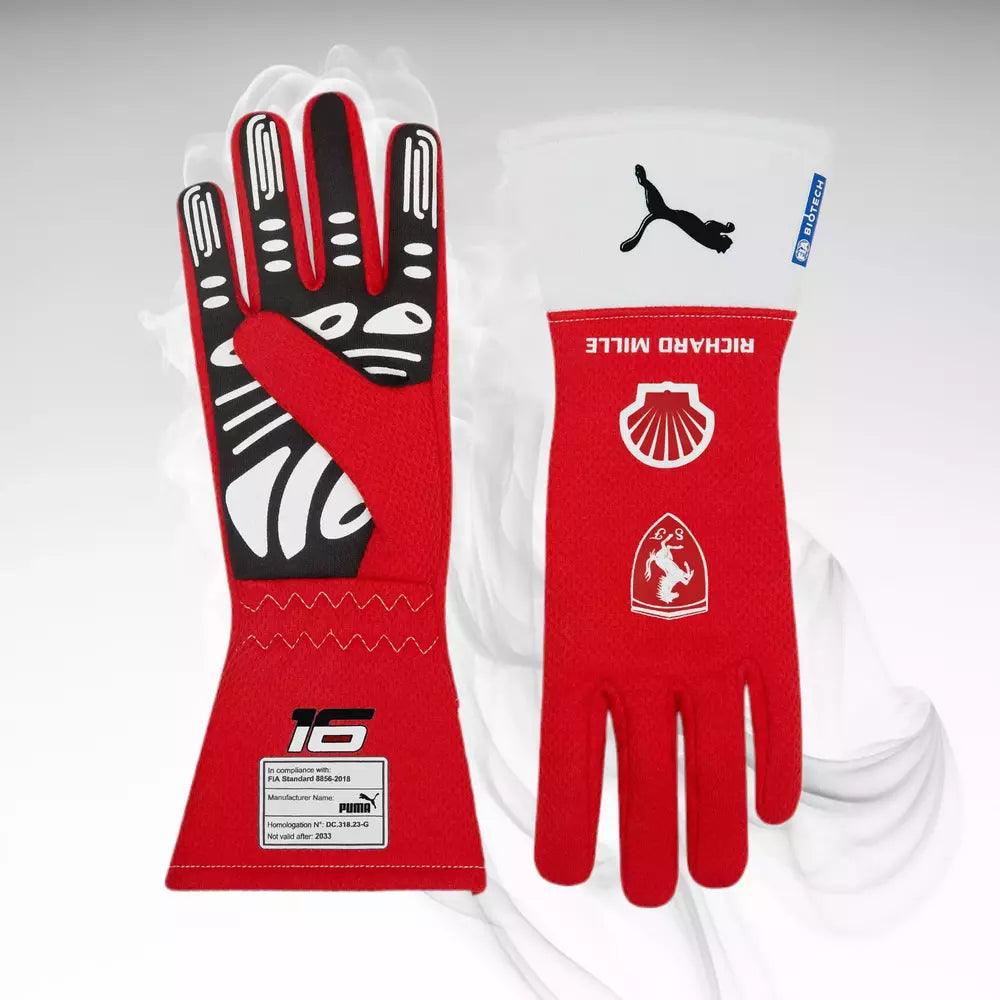 Scuderia Ferrari Charles Leclerc F1 PRO gloves - Joshua Vides