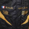 Romain Grosjean 2012 British GP ‘The dark knight rises’ Lotus F1 race suit - Dash Racegear 
